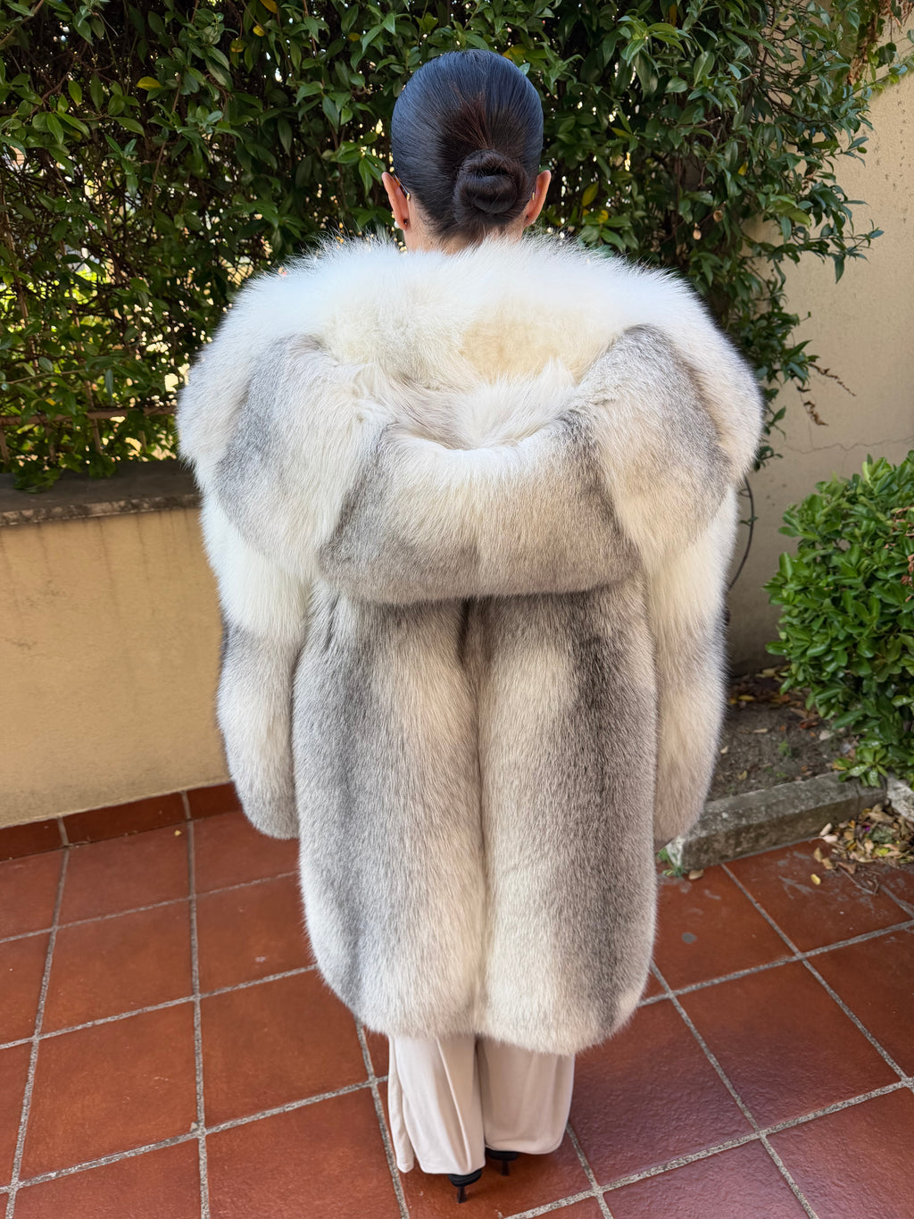 Pelzjacke aus goldenem Fuchsfell