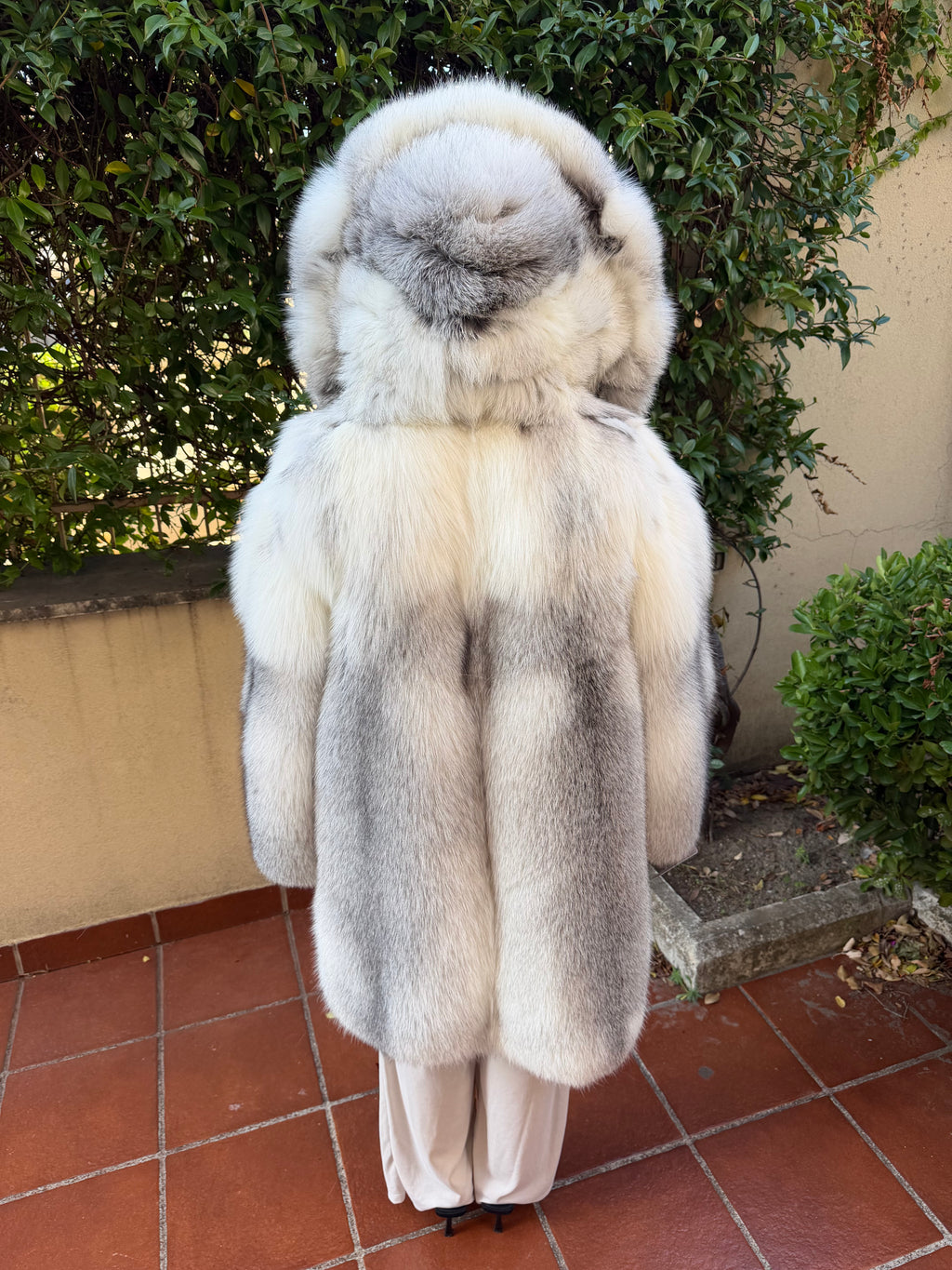 Pelzjacke aus goldenem Fuchsfell