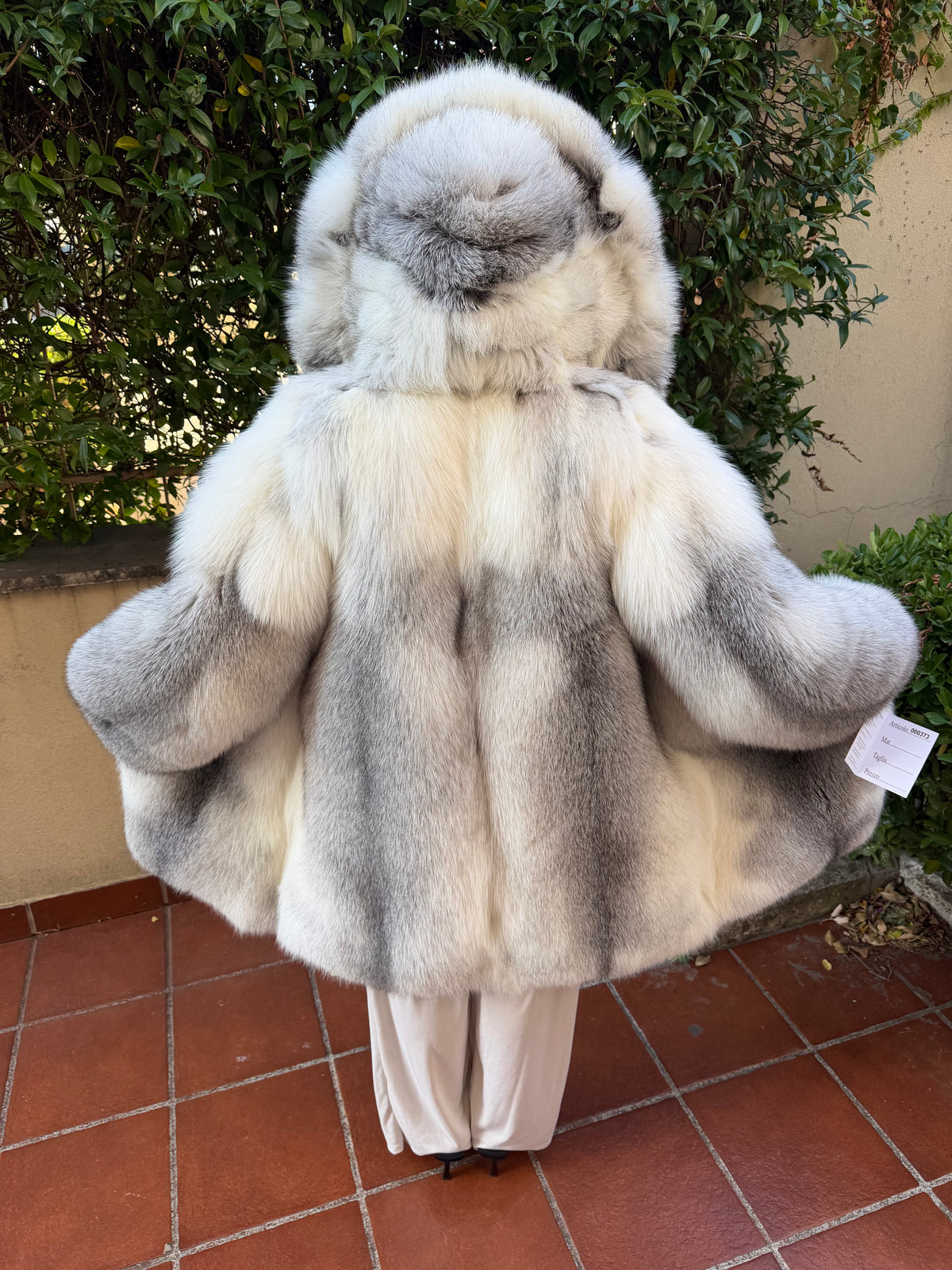 Pelzjacke aus goldenem Fuchsfell