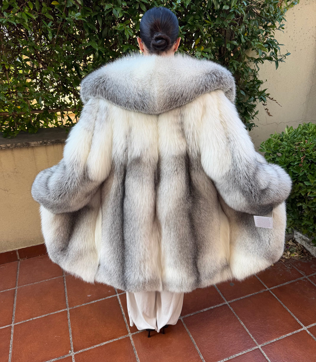 Veste en fourrure de renard neuve