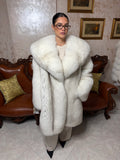 Veste en fourrure de renard doré