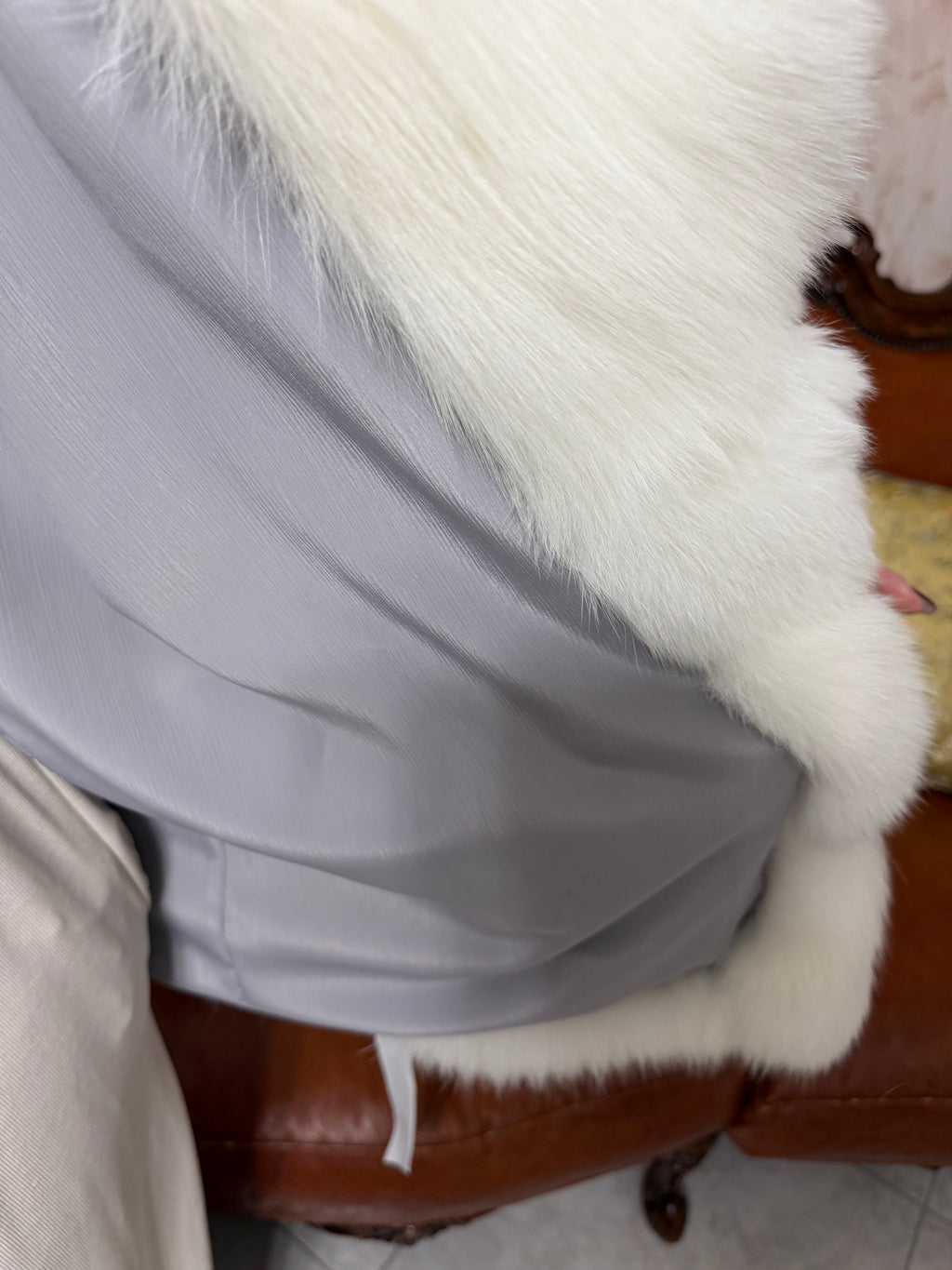 Shadow fox fur jacket