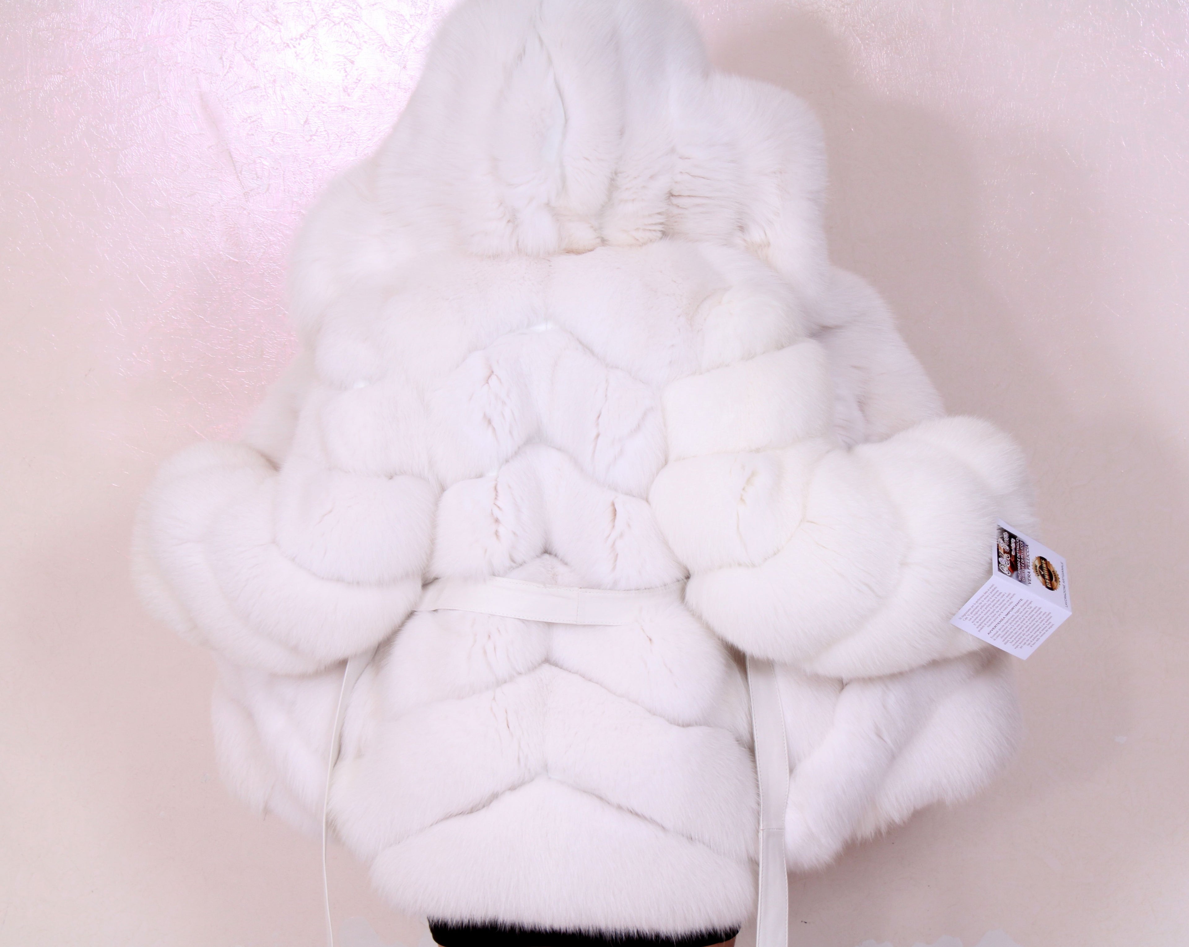 Shadow fox fur jacket