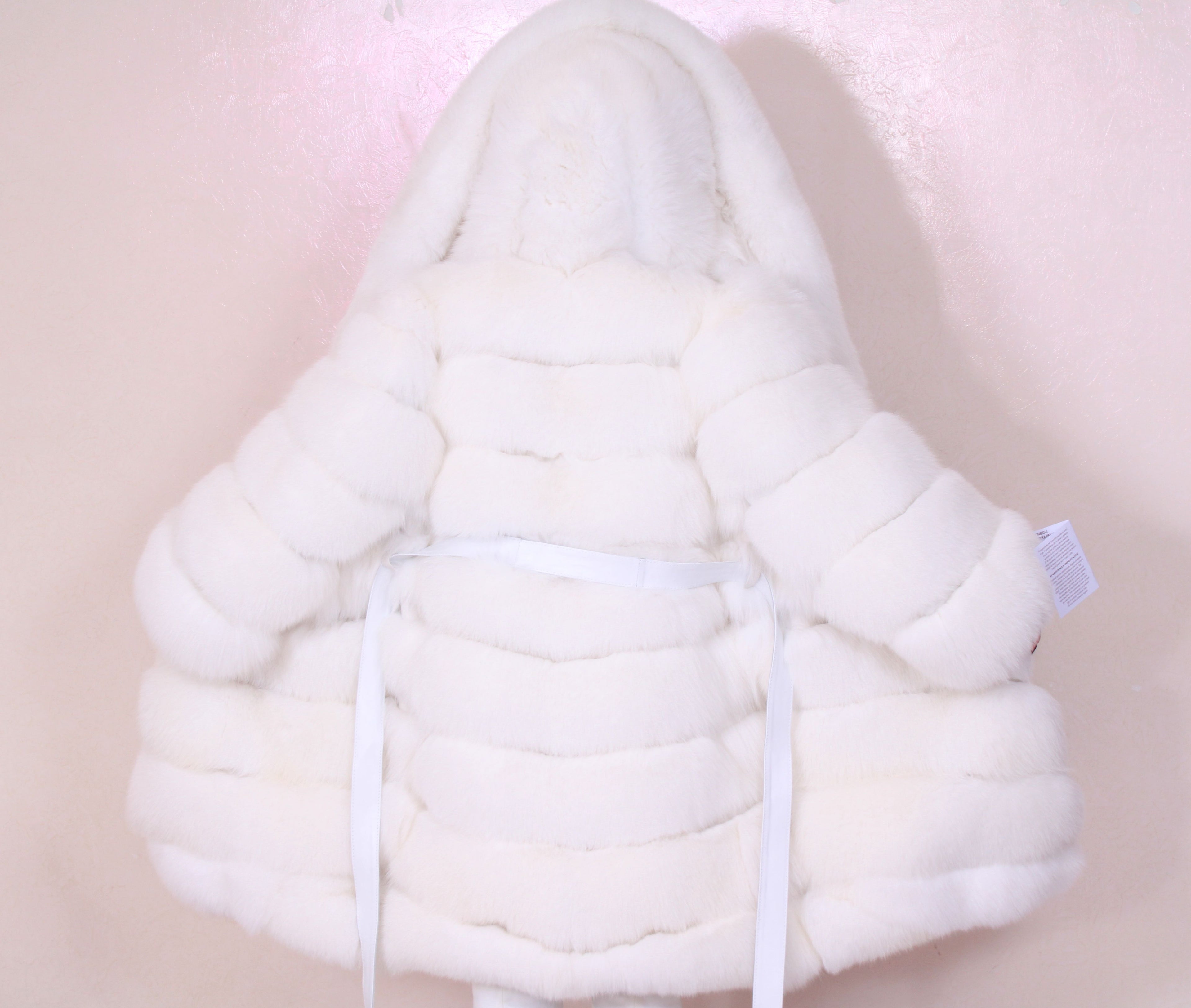 Shadow fox fur jacket