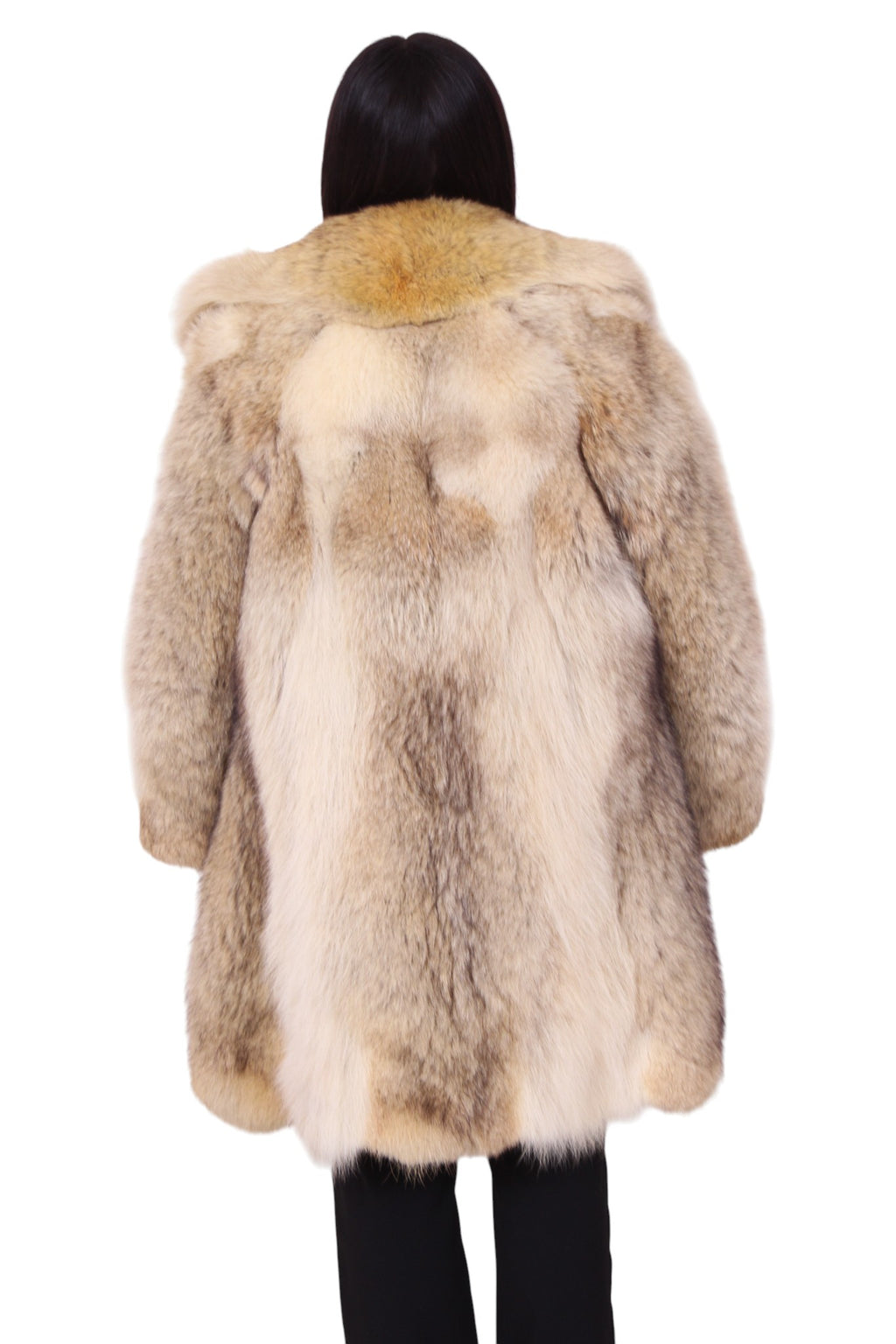 Giacca pelliccia di coyote vintage