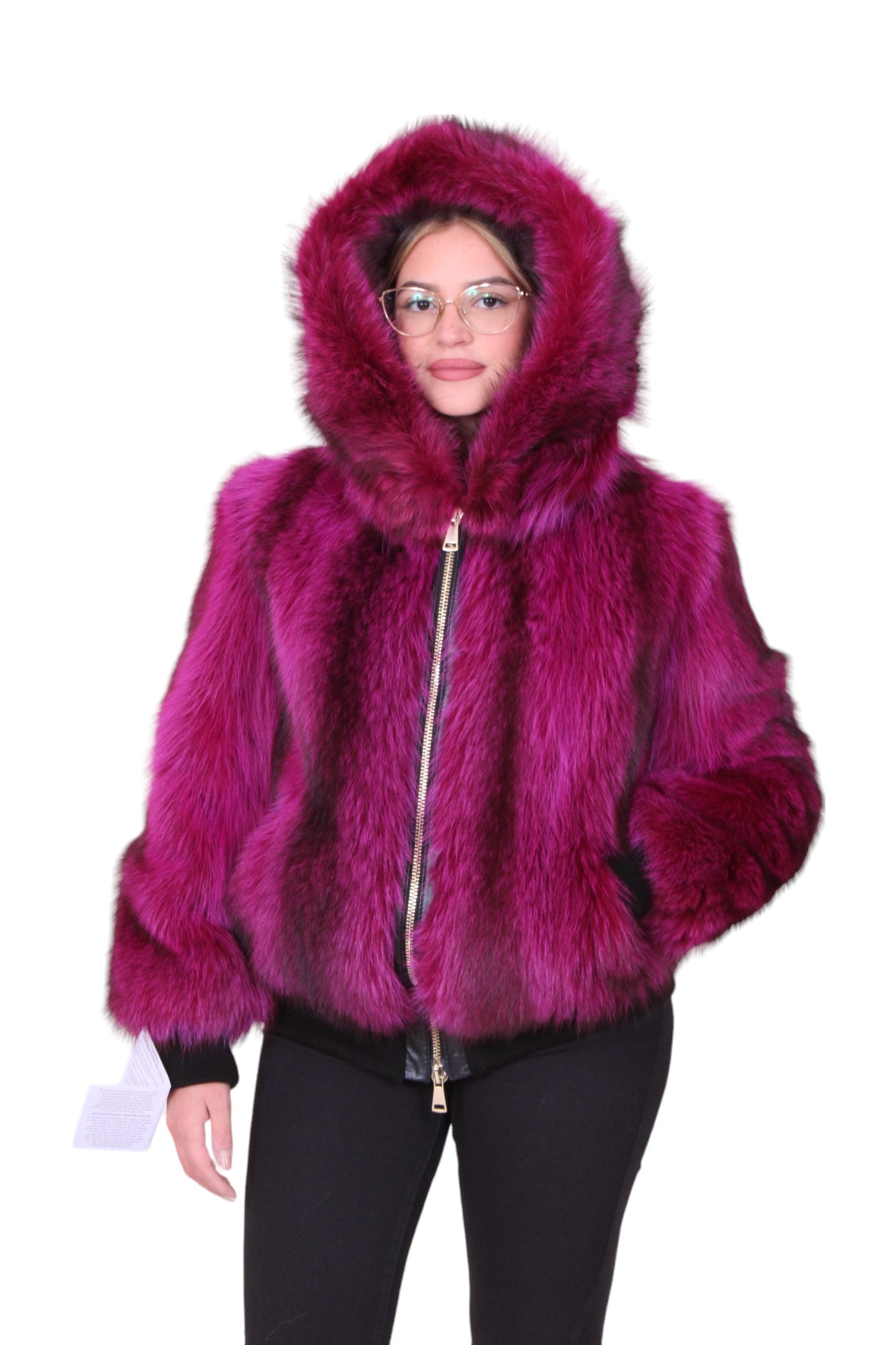 Marmot fur bomber jacket