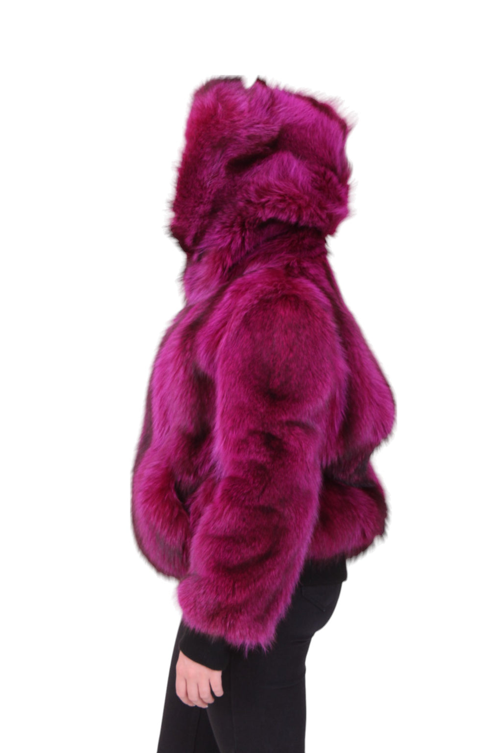 Marmot fur bomber jacket