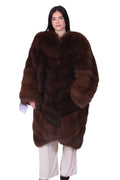 Cappotto pelliccia di volpe