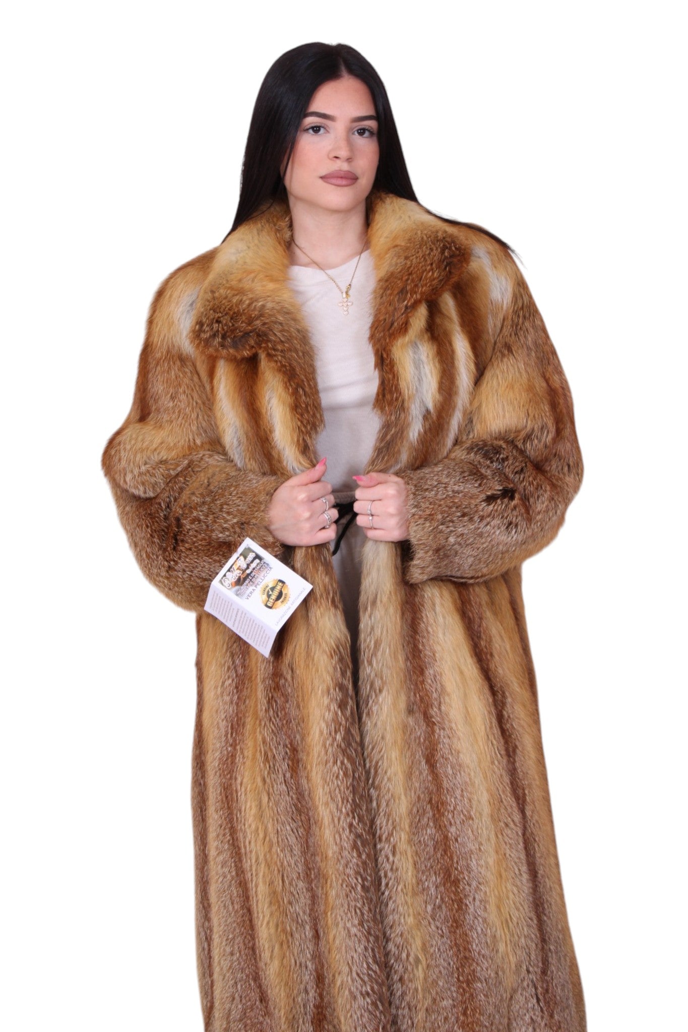 Cappotto pelliccia di volpe vintage