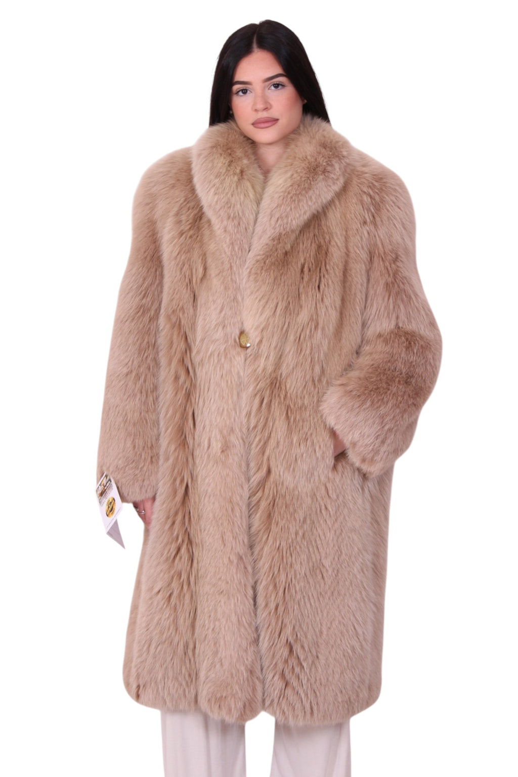 Fox fur coat
