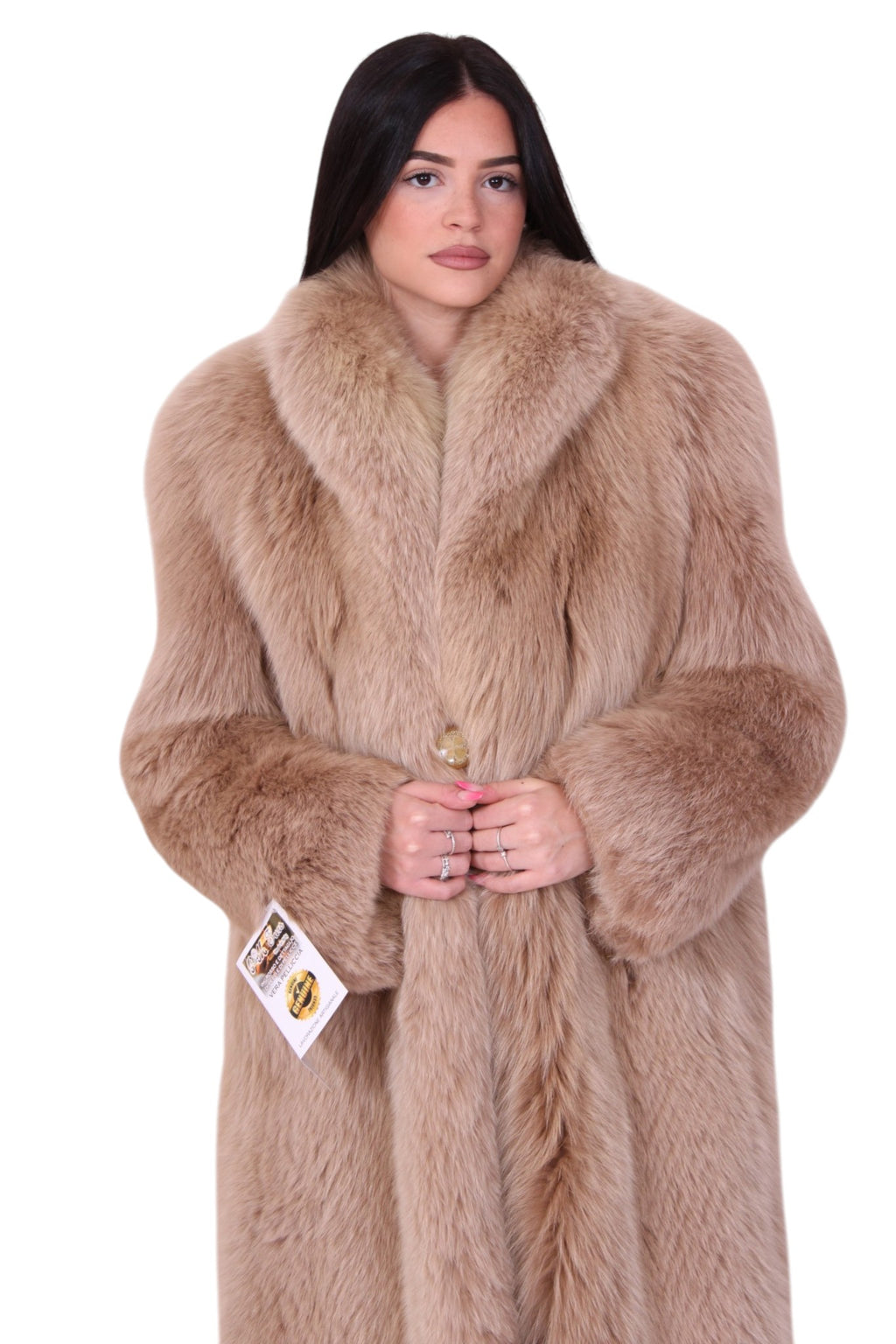 Fox fur coat