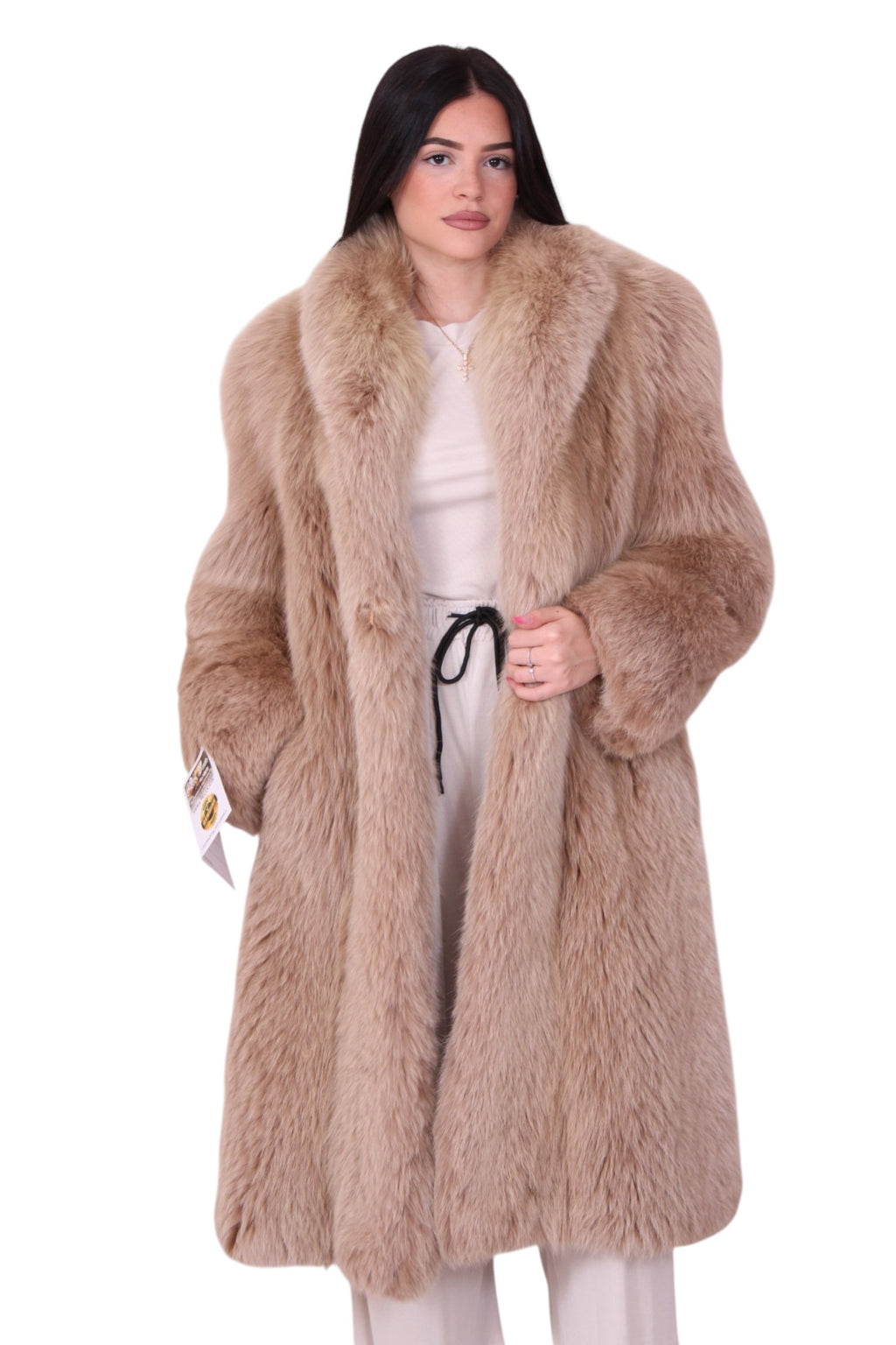 Fox fur coat