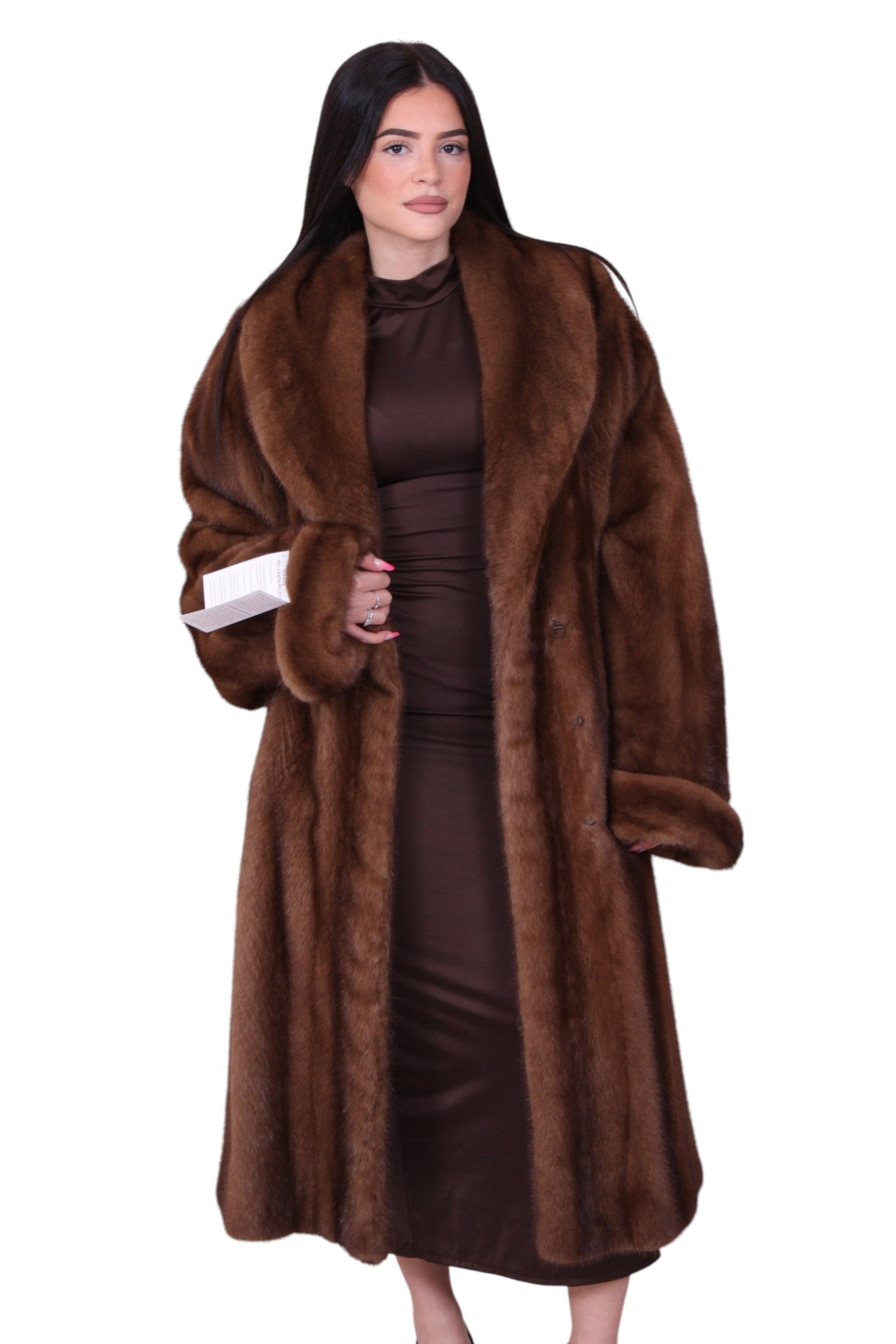 Mink fur coat