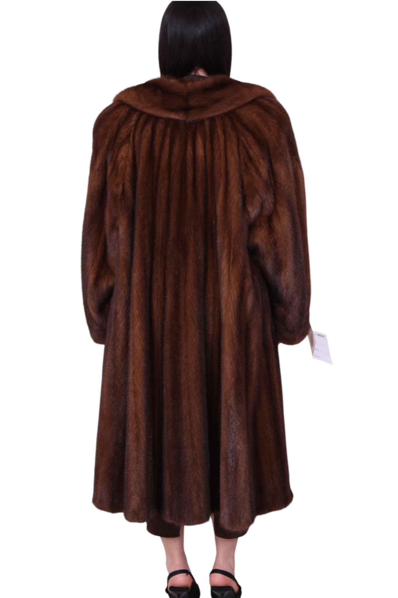 vintage long mink fur coat