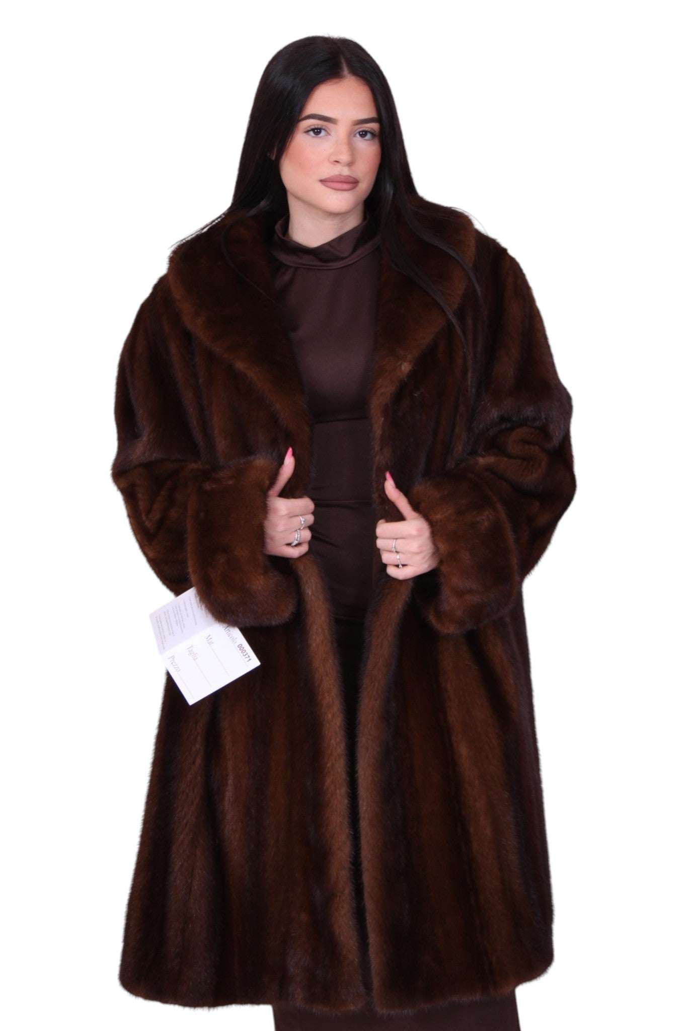 Mink fur coat