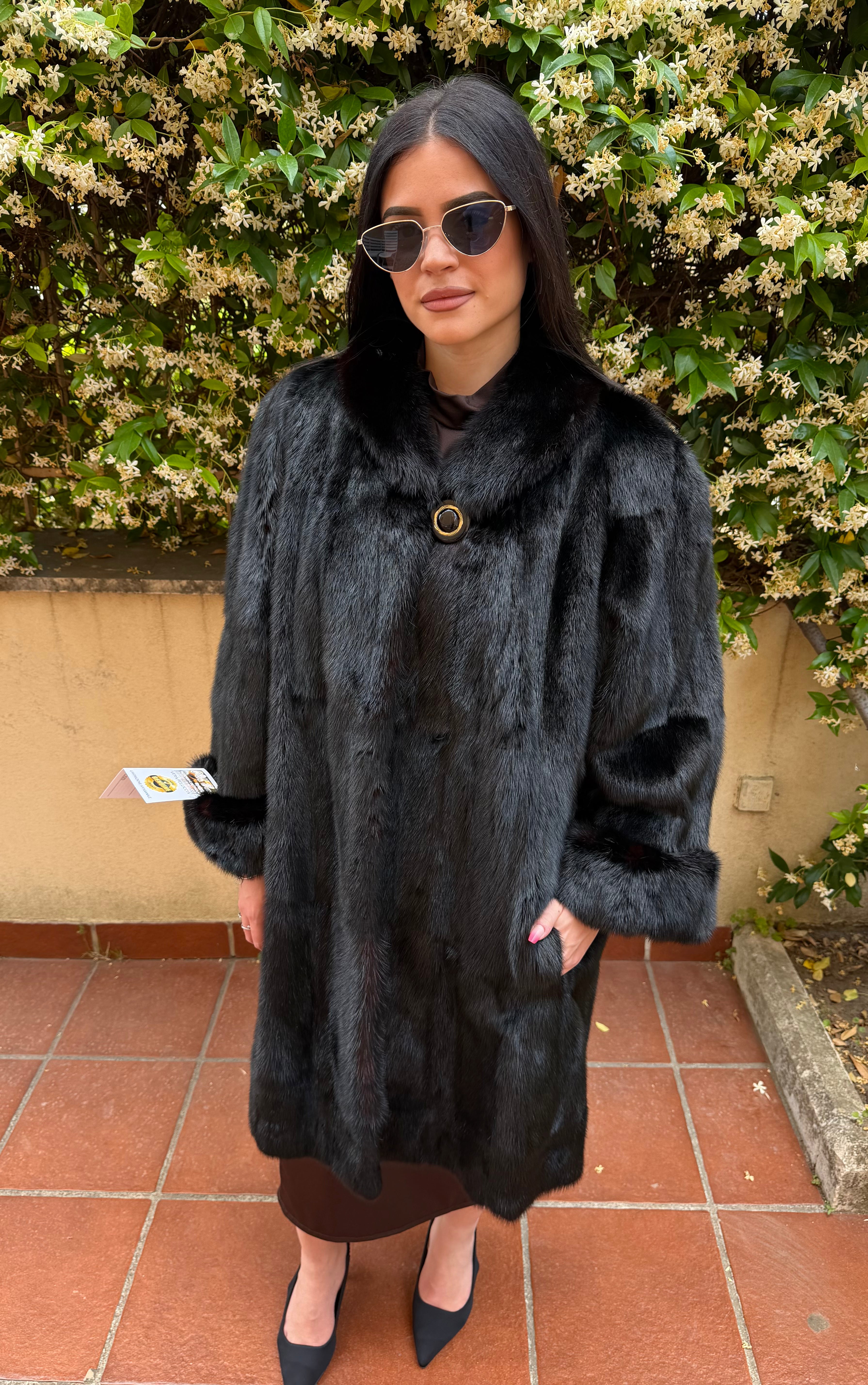 Mink fur coat