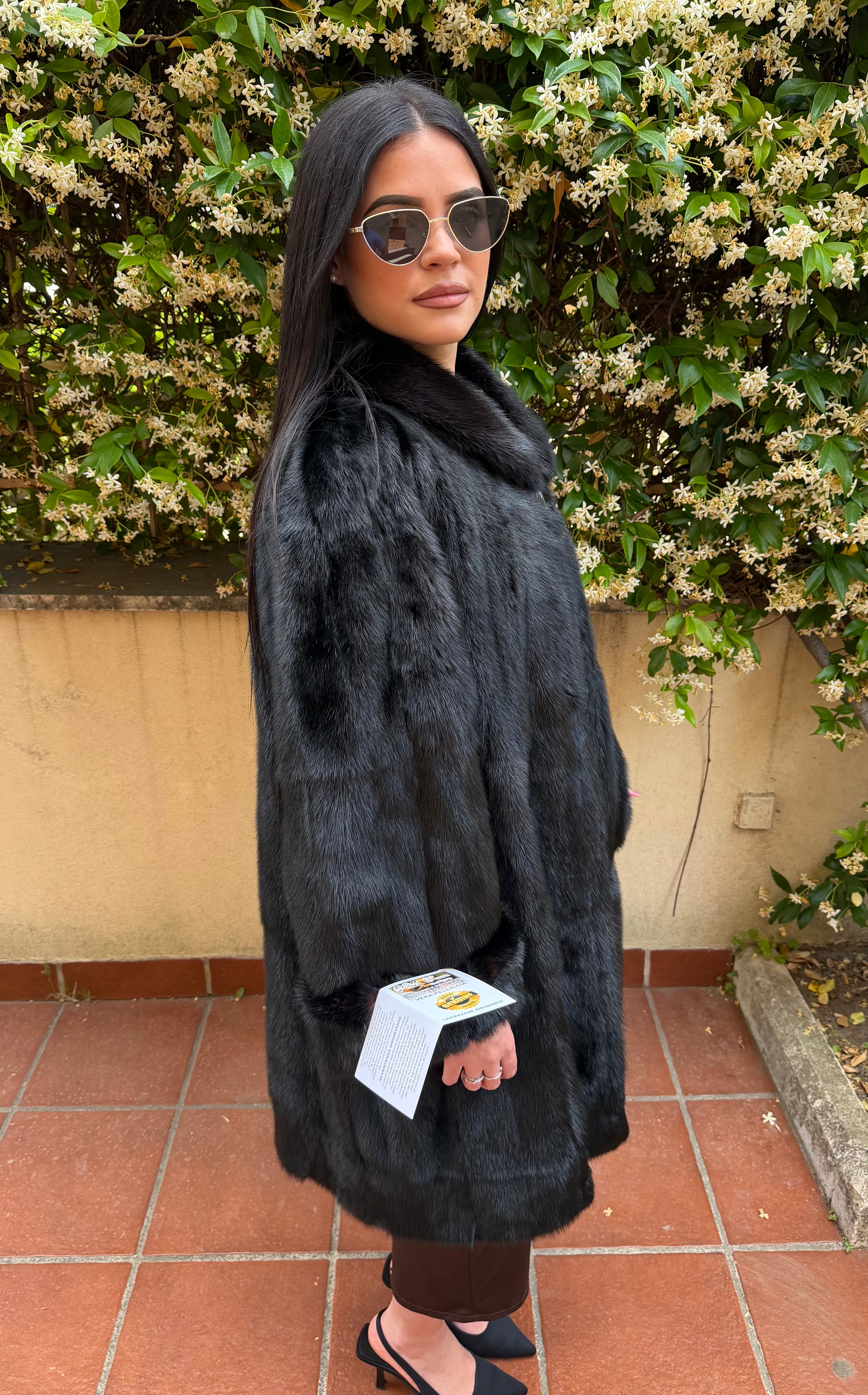 Mink fur coat
