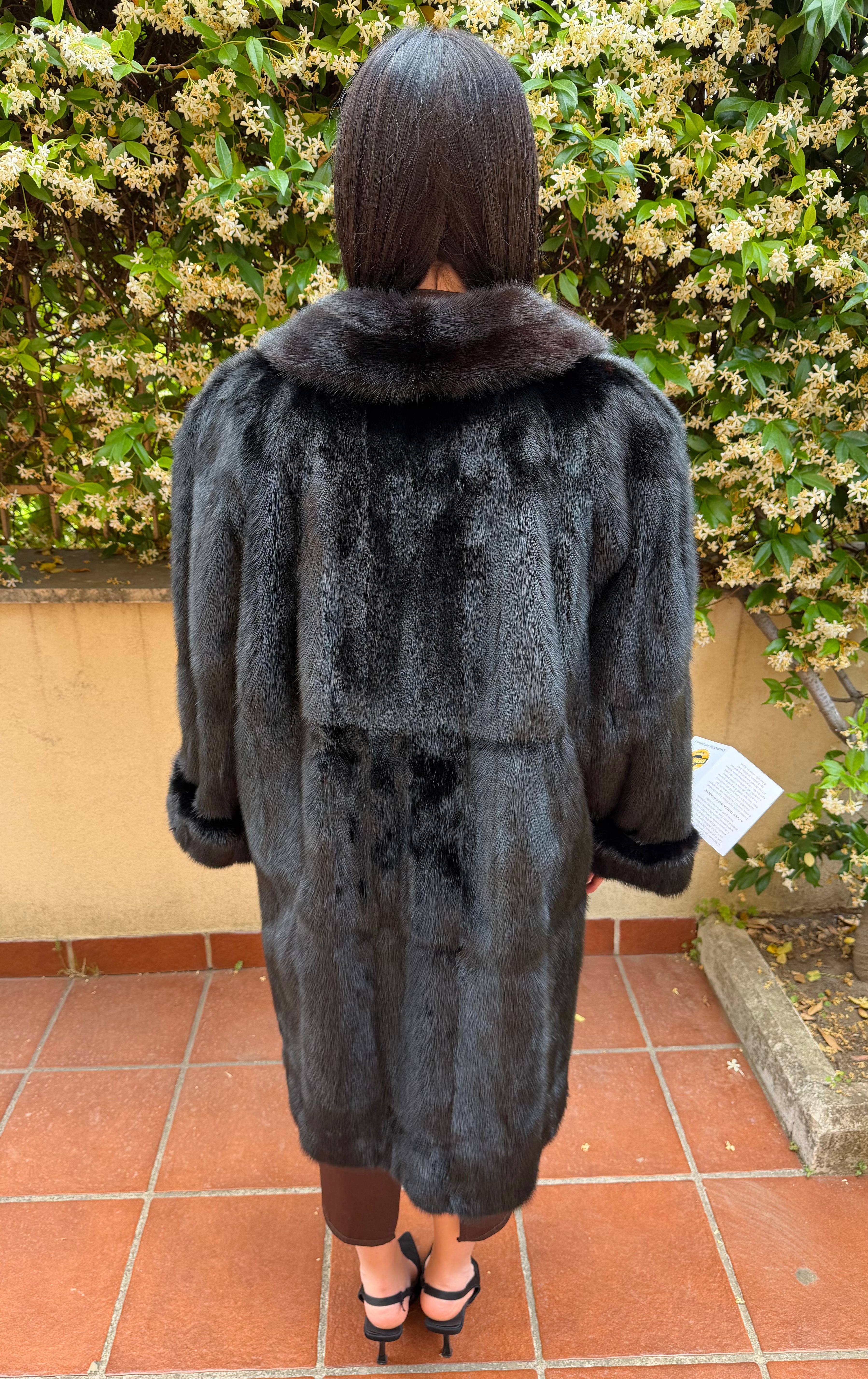 Mink fur coat
