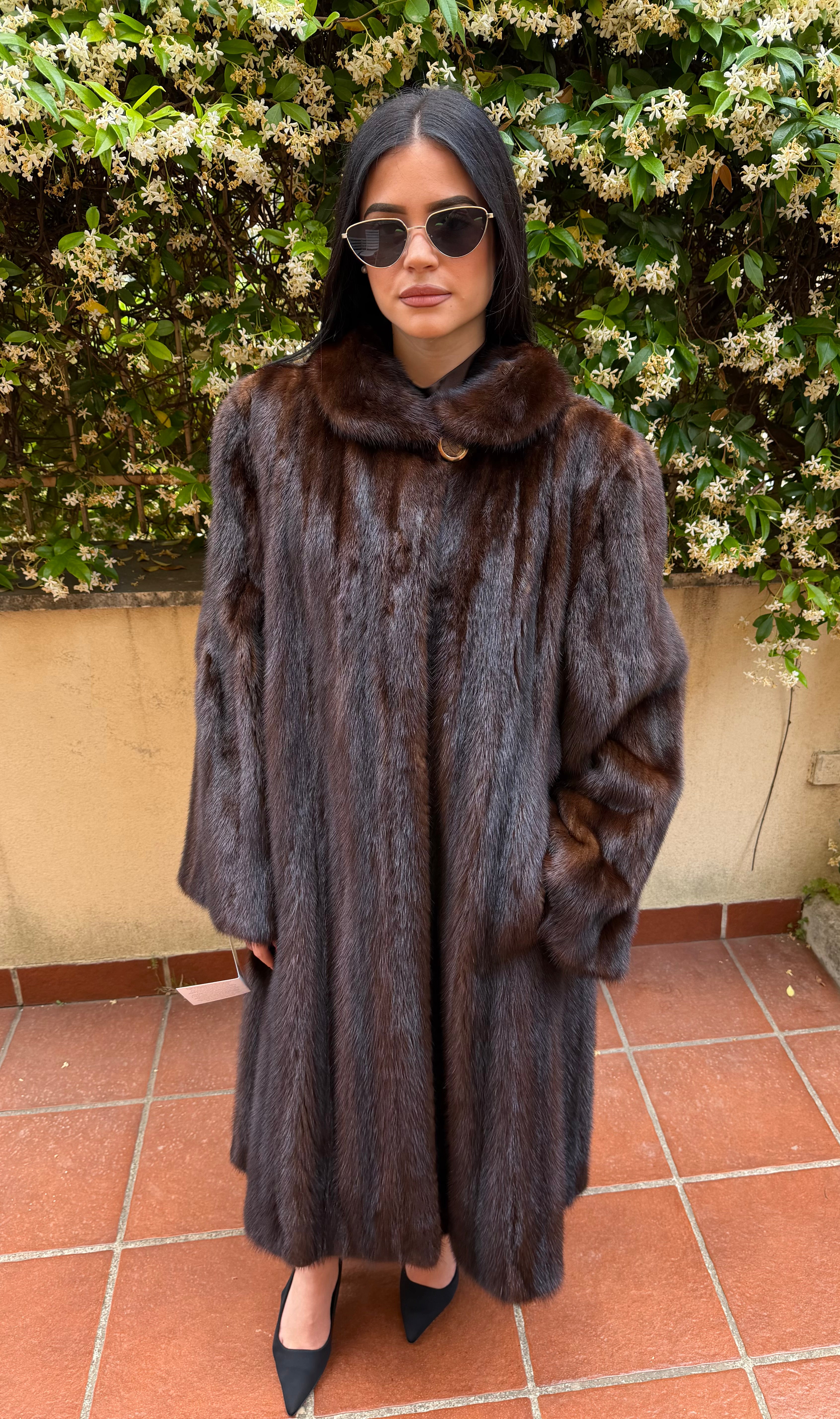Mink fur coat