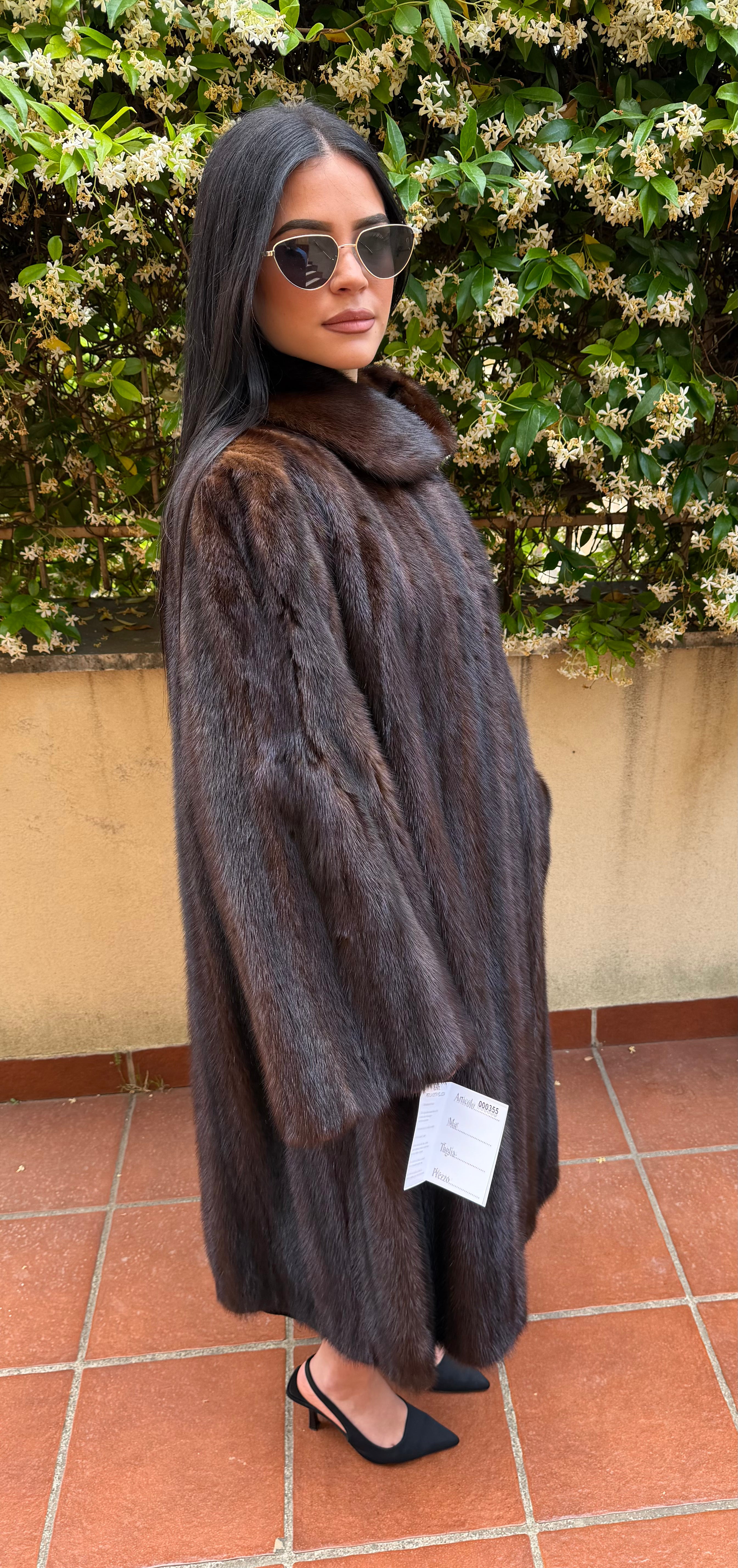 Mink fur coat