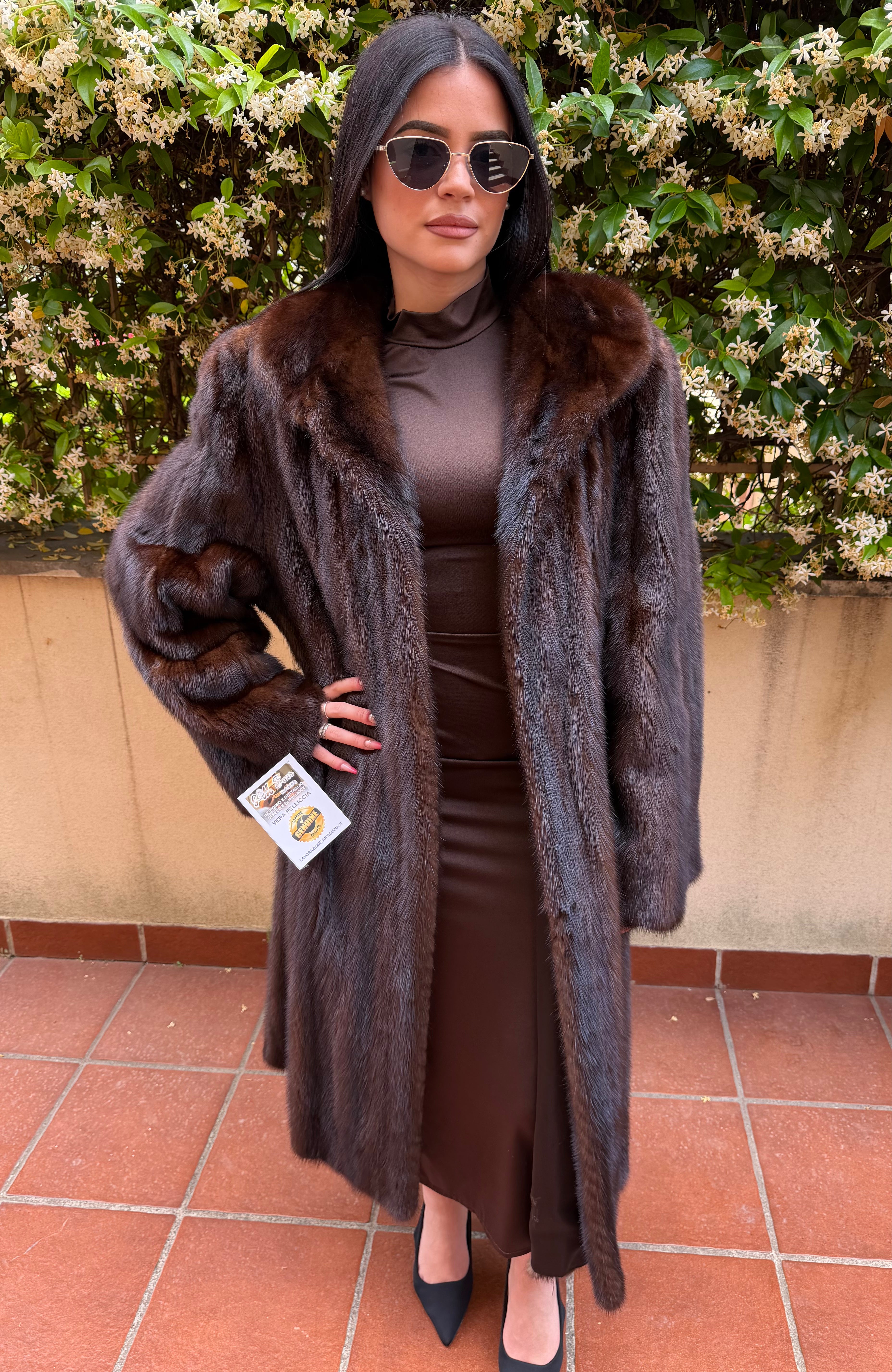 Mink fur coat