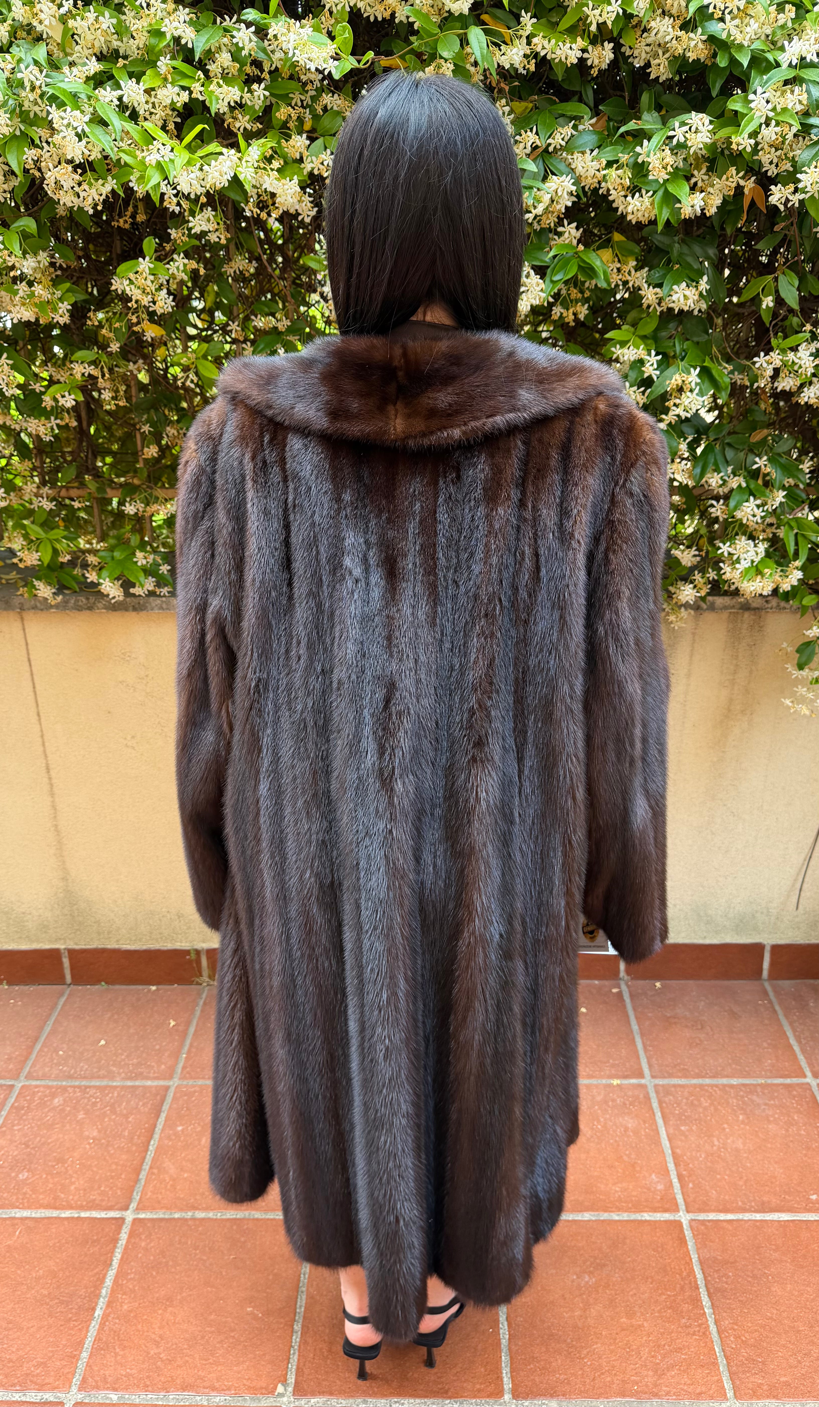 Mink fur coat