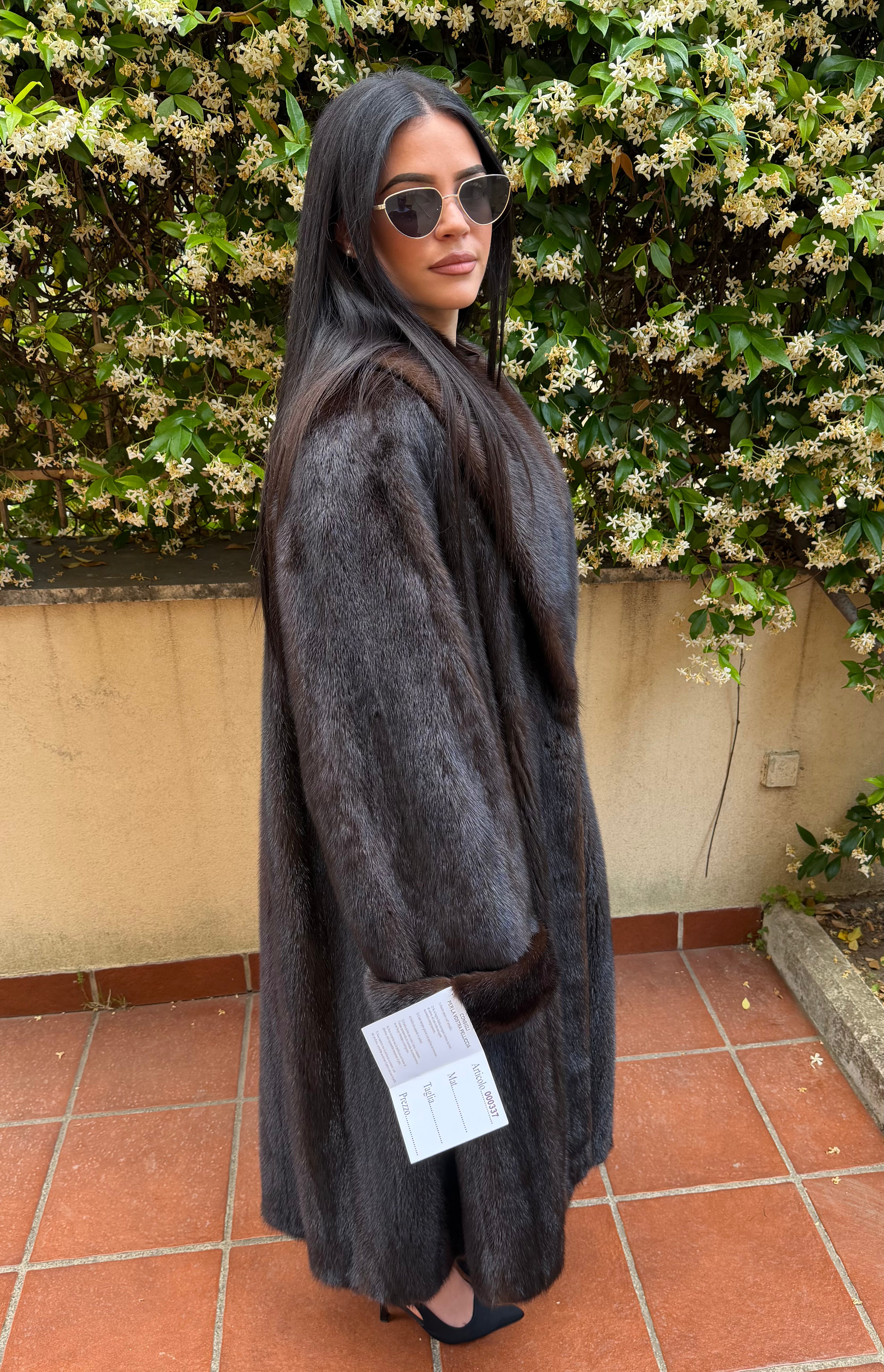 Mink fur coat