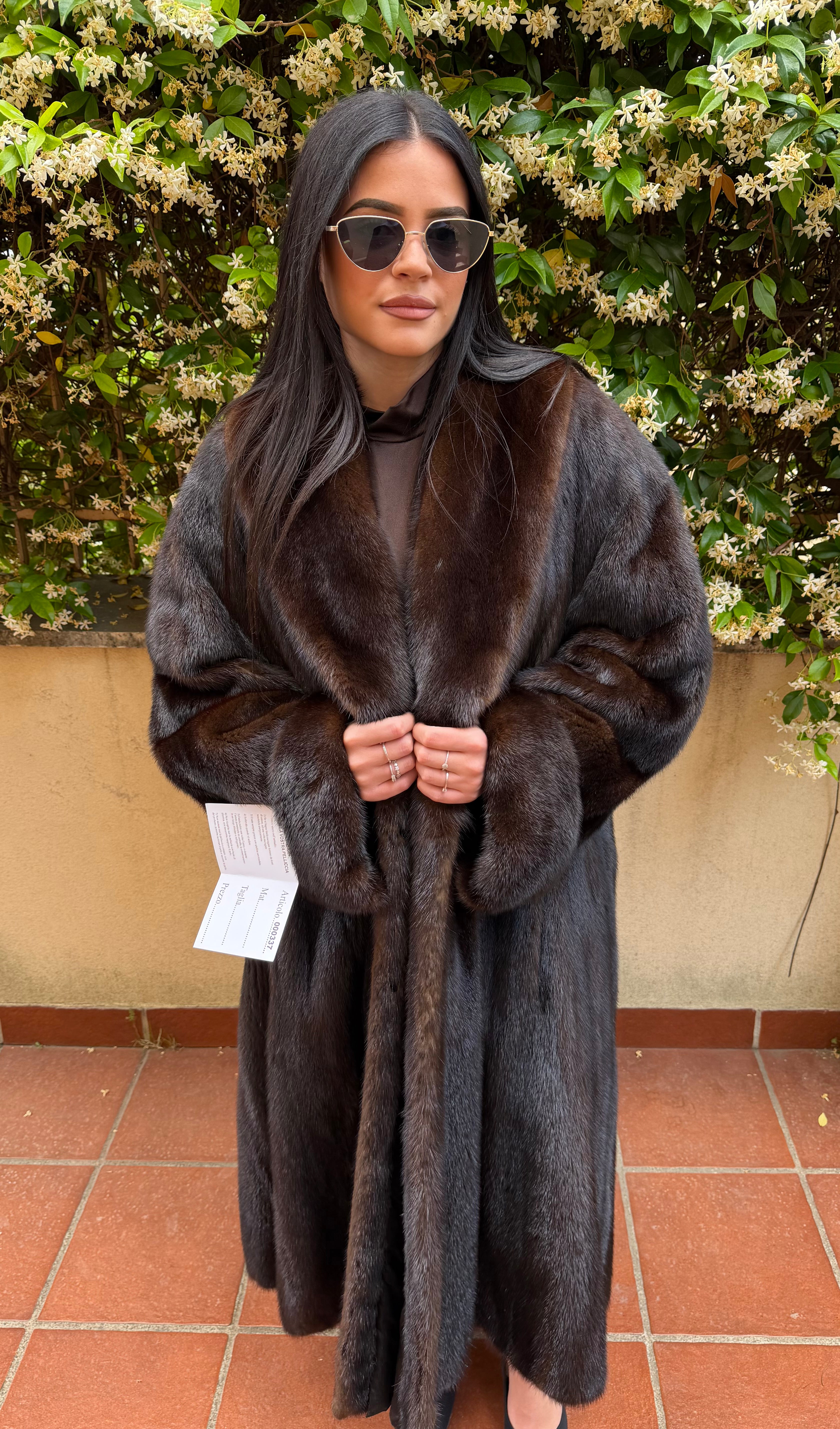 Mink fur coat