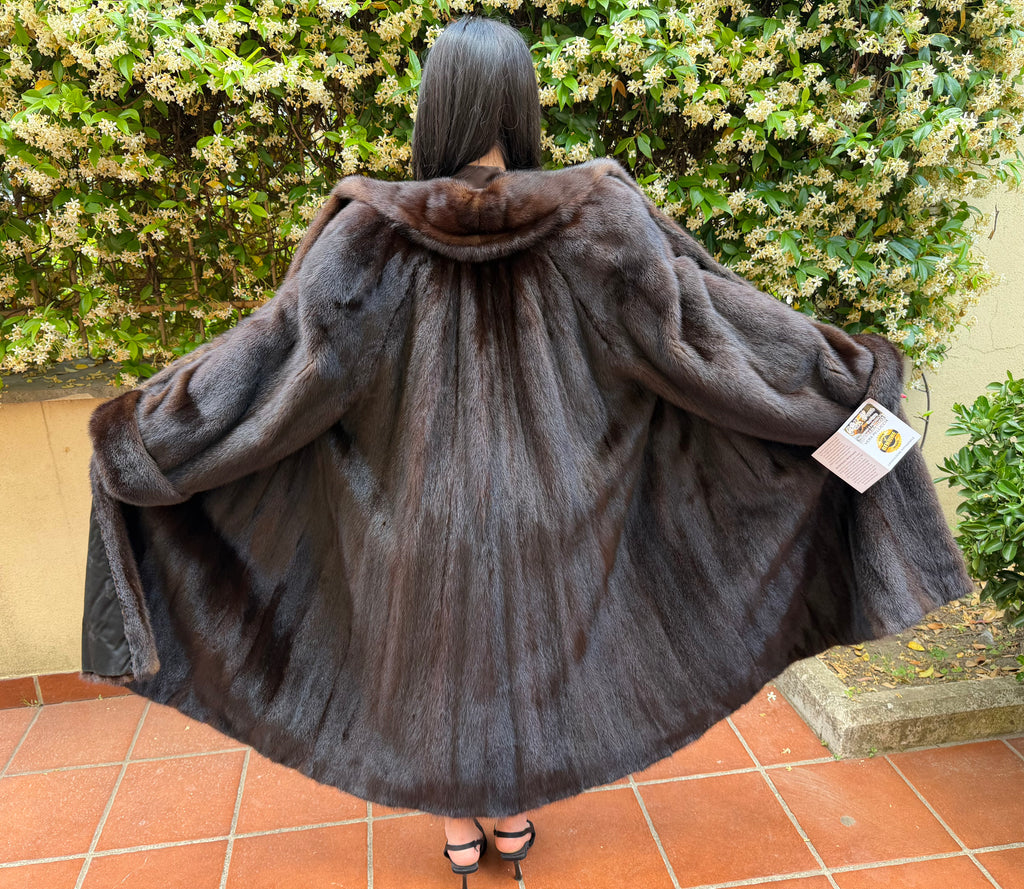 Mink fur coat