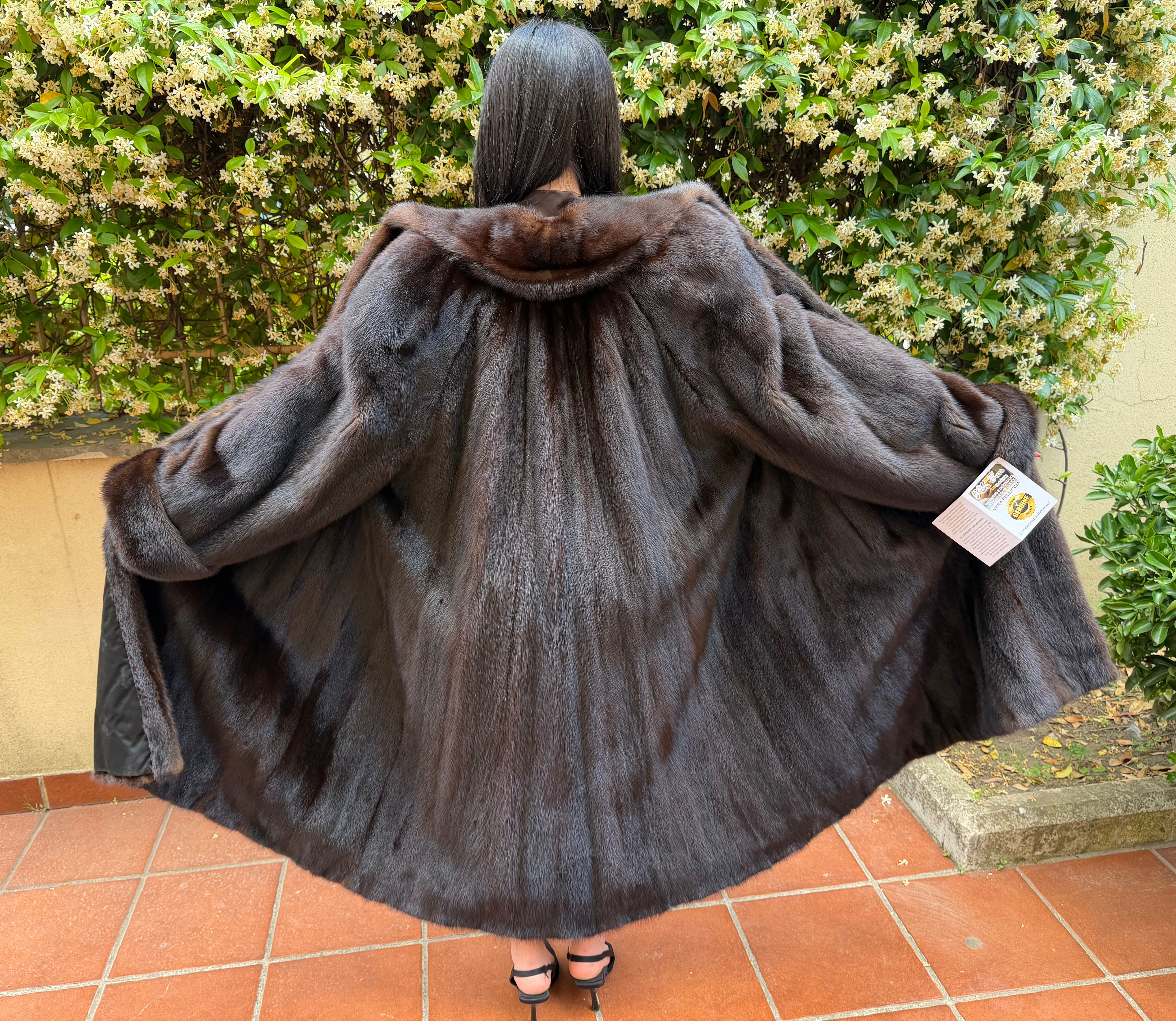 Mink fur coat