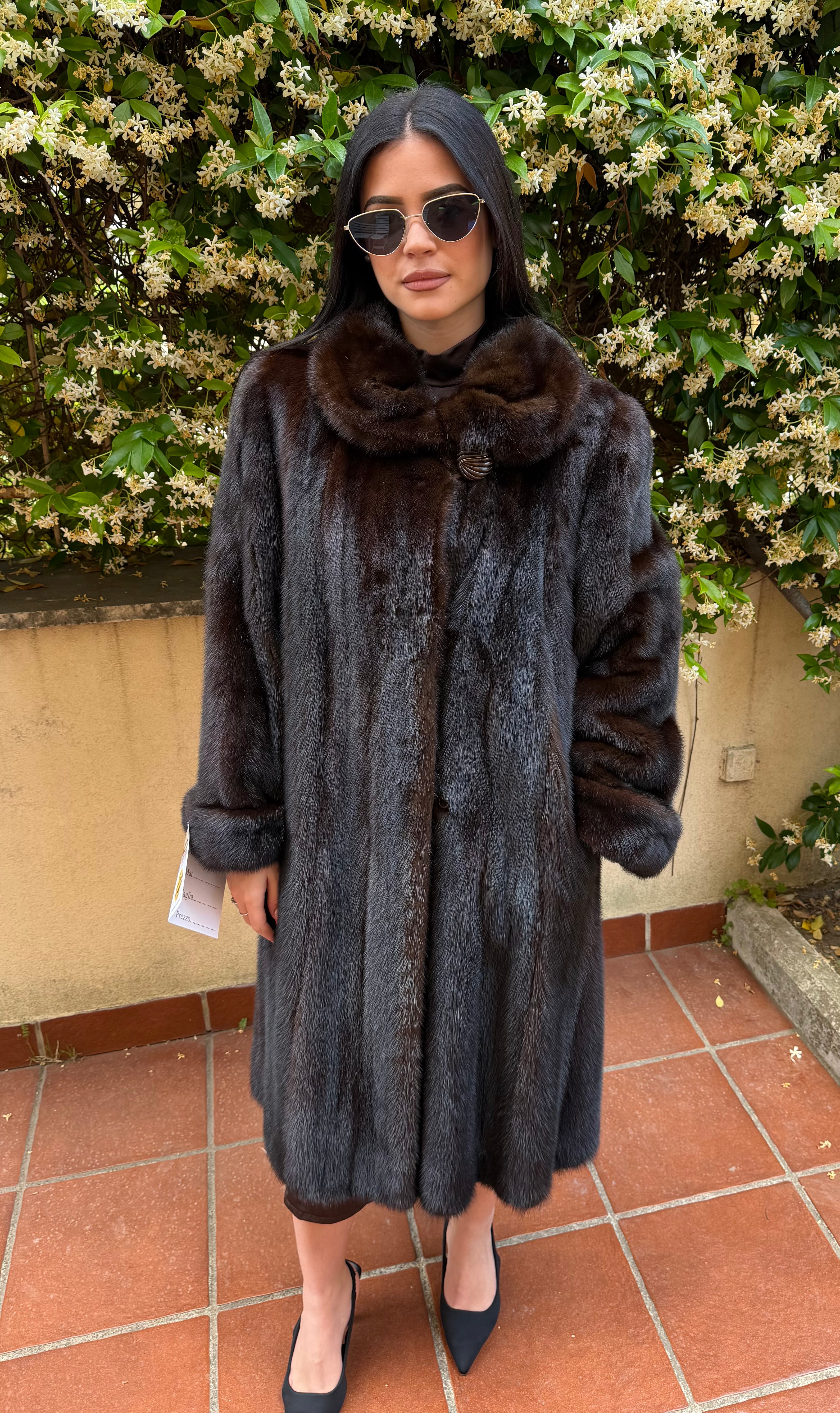 Mink fur coat