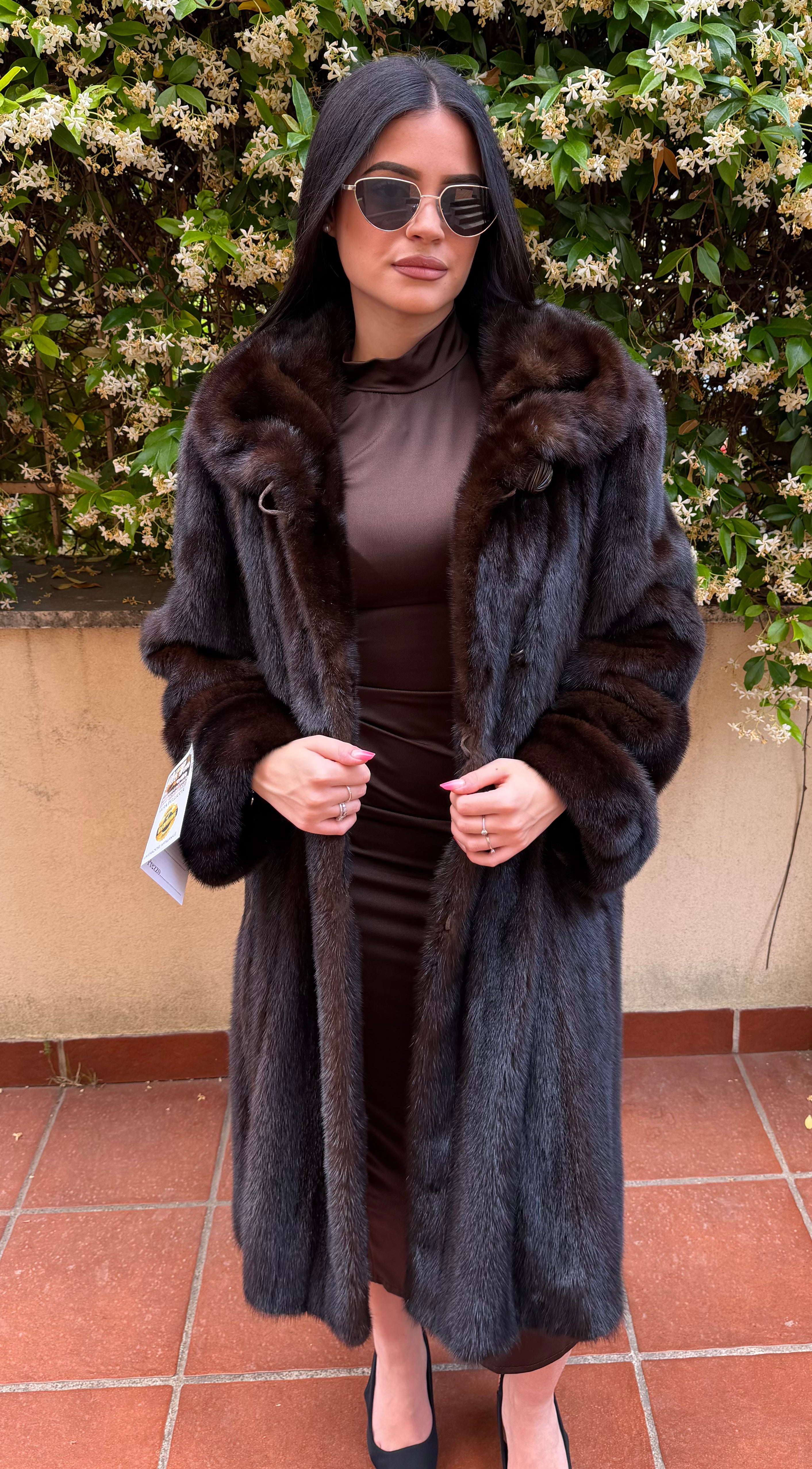 Mink fur coat