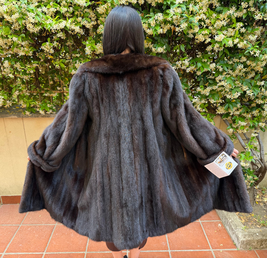 Cappotto pelliccia di visone