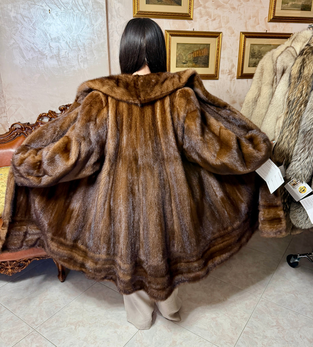 Mink fur coat