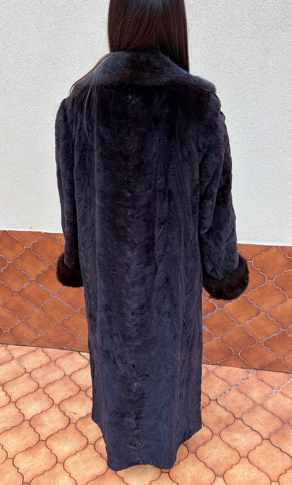 Mink fur coat