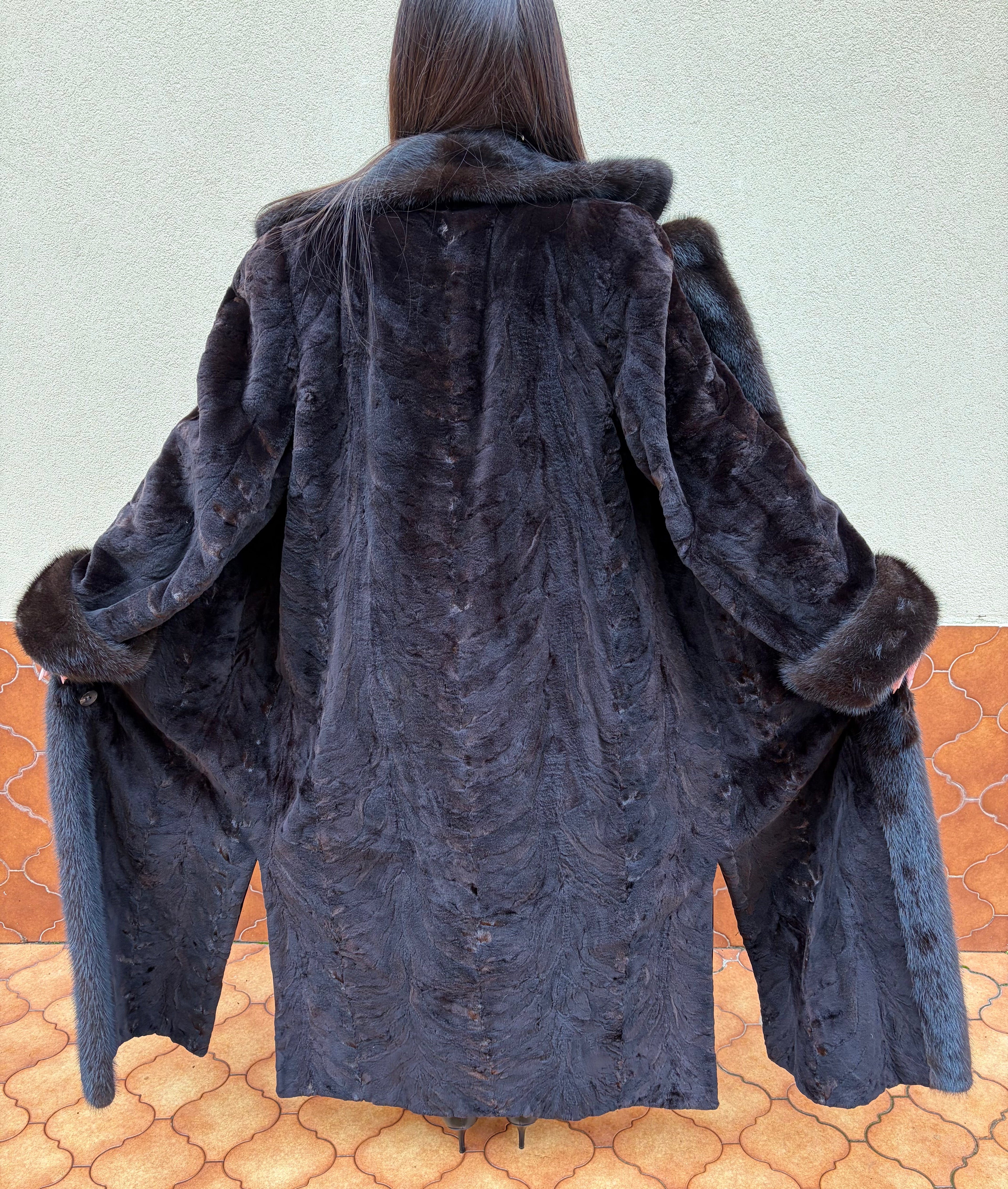 Mink fur coat