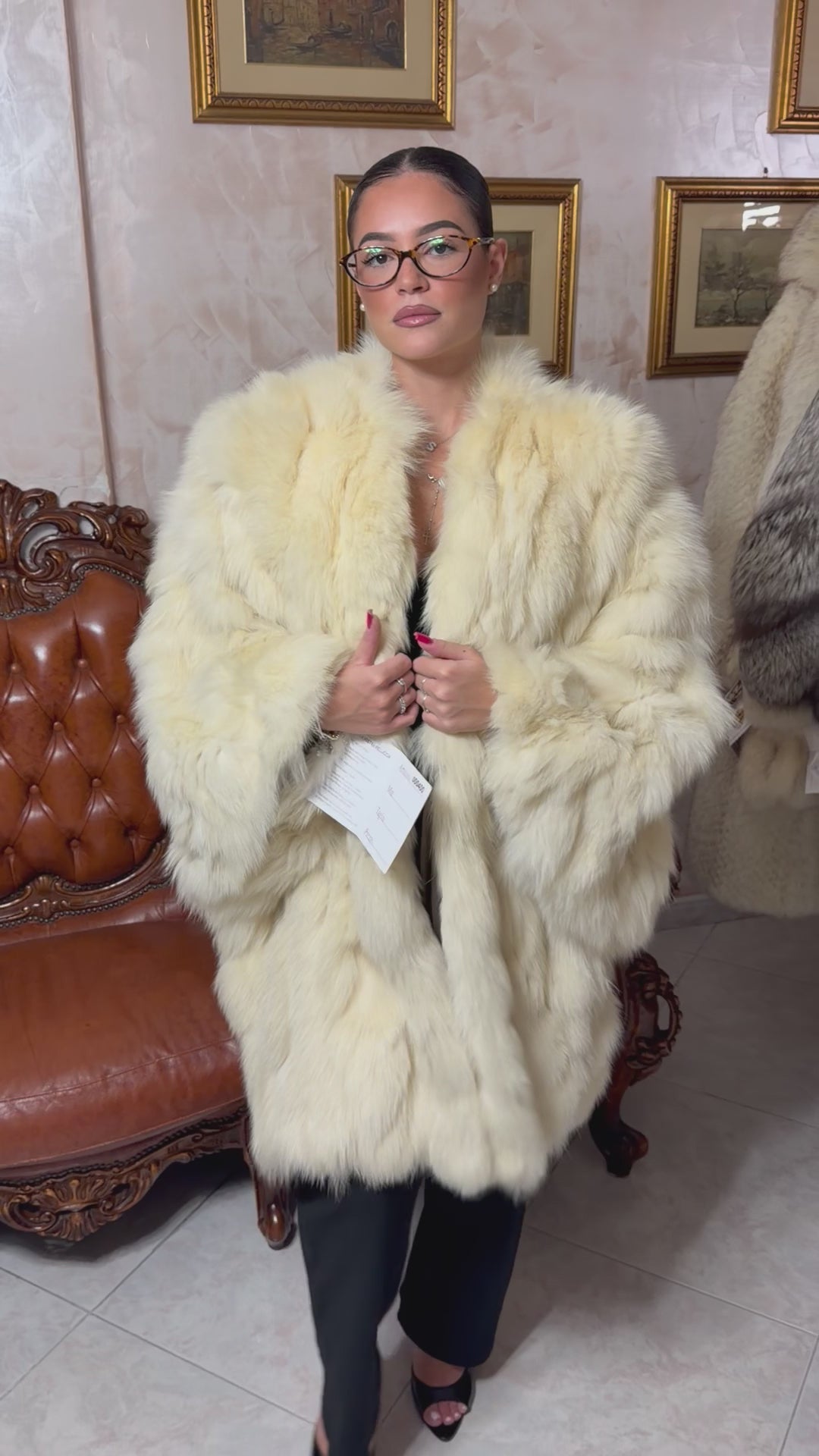 Fox fur jacket