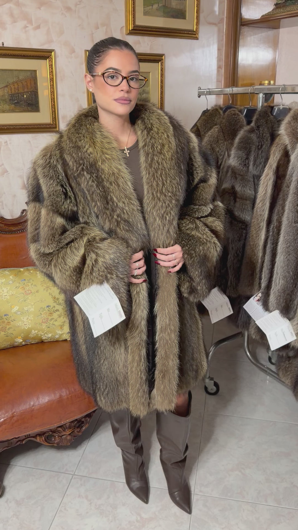 Giacca pelliccia (raccoon)