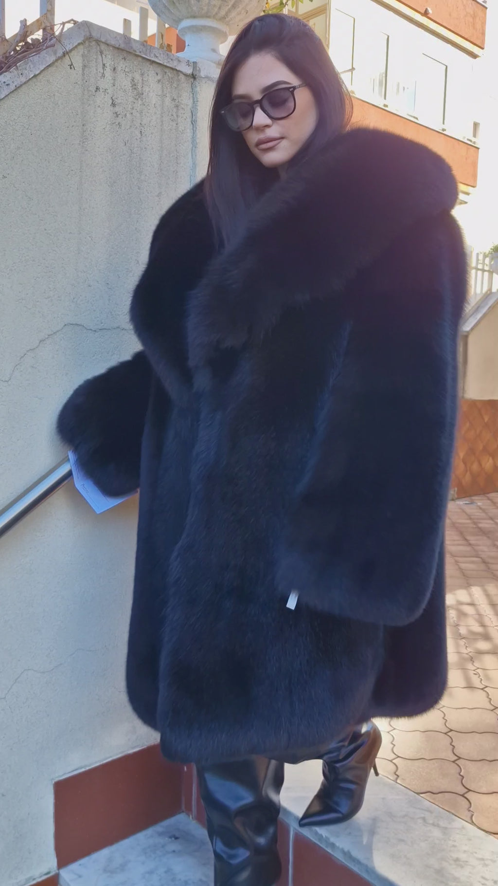 Fox fur jacket