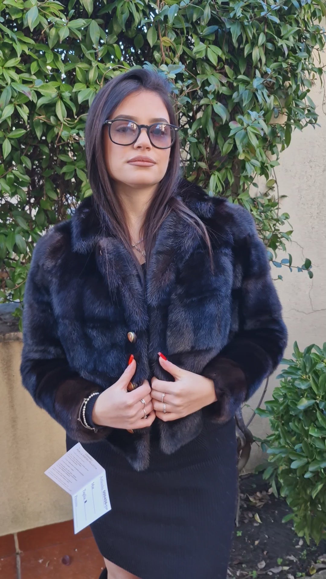 mink bolero jacket