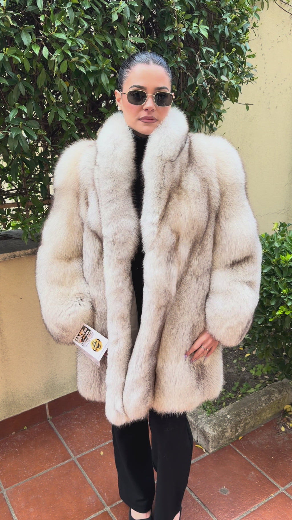 Vintage fox fur jacket