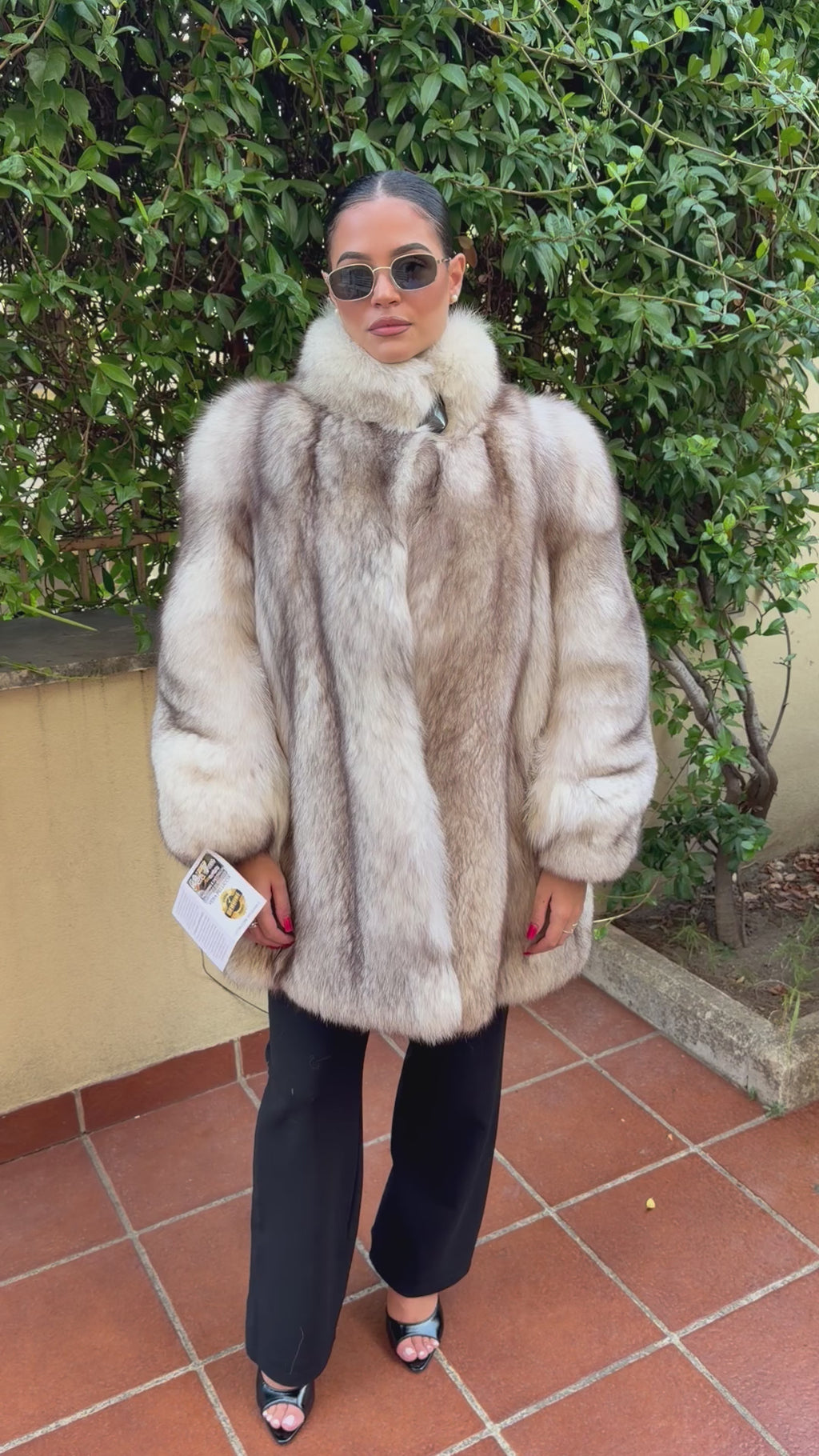 Fox fur jacket
