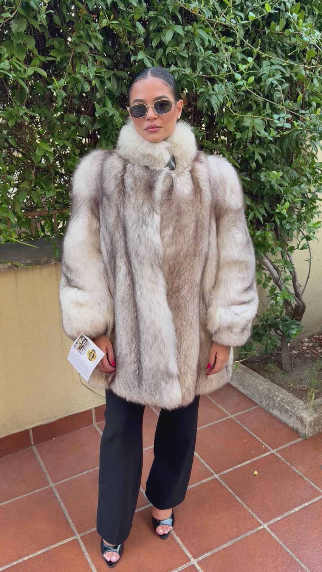 Fox fur jacket