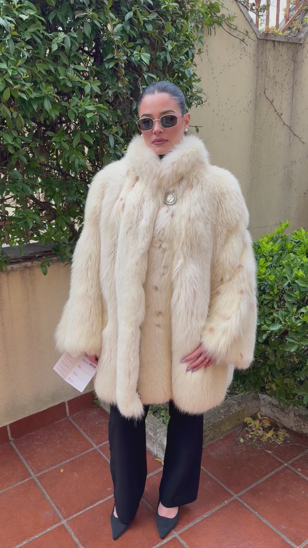 Vintage fox fur jacket