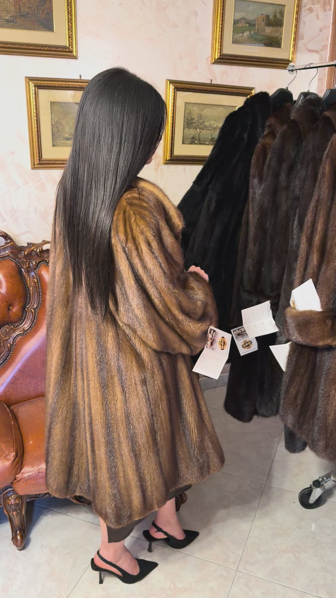 vintage mink fur coat