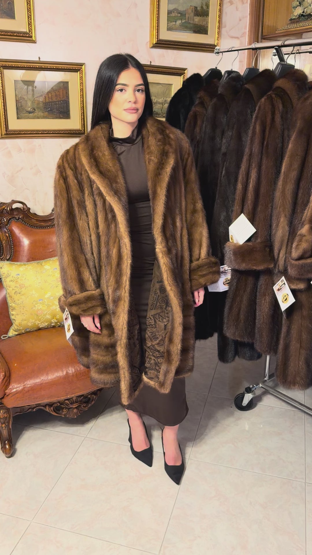 Mink fur jacket