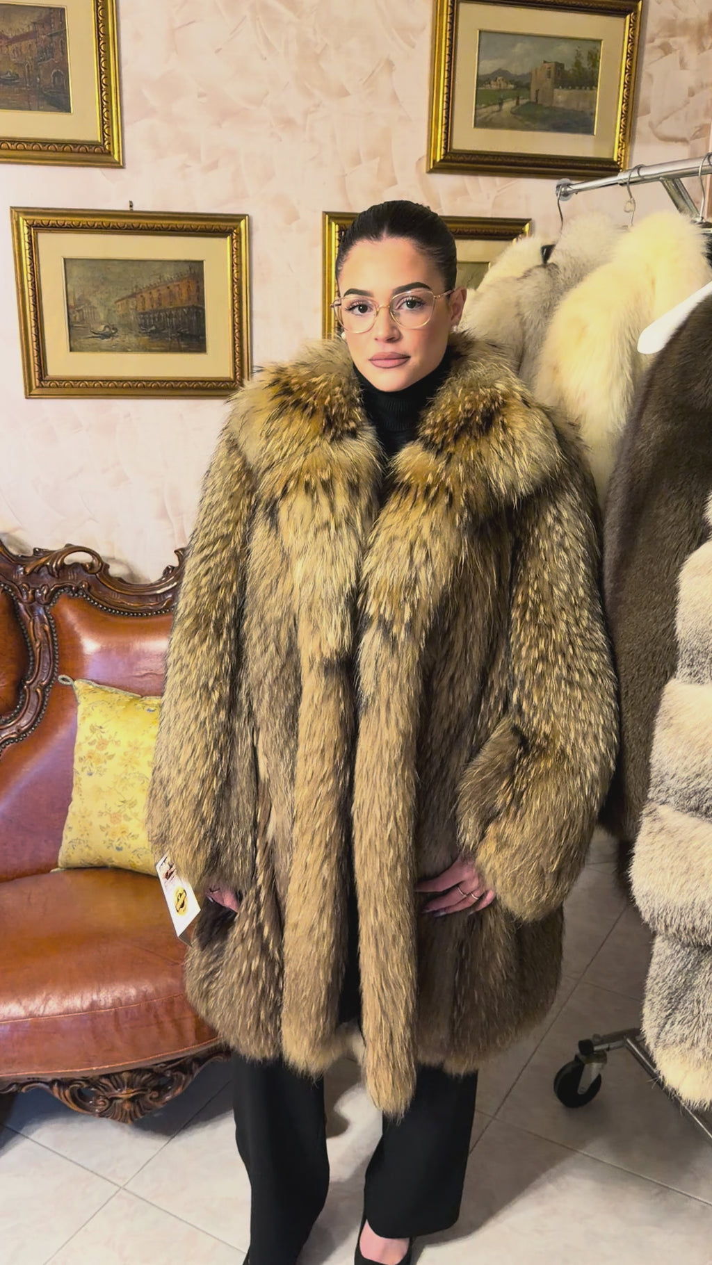 Murmasky (raccoon) fur jacket