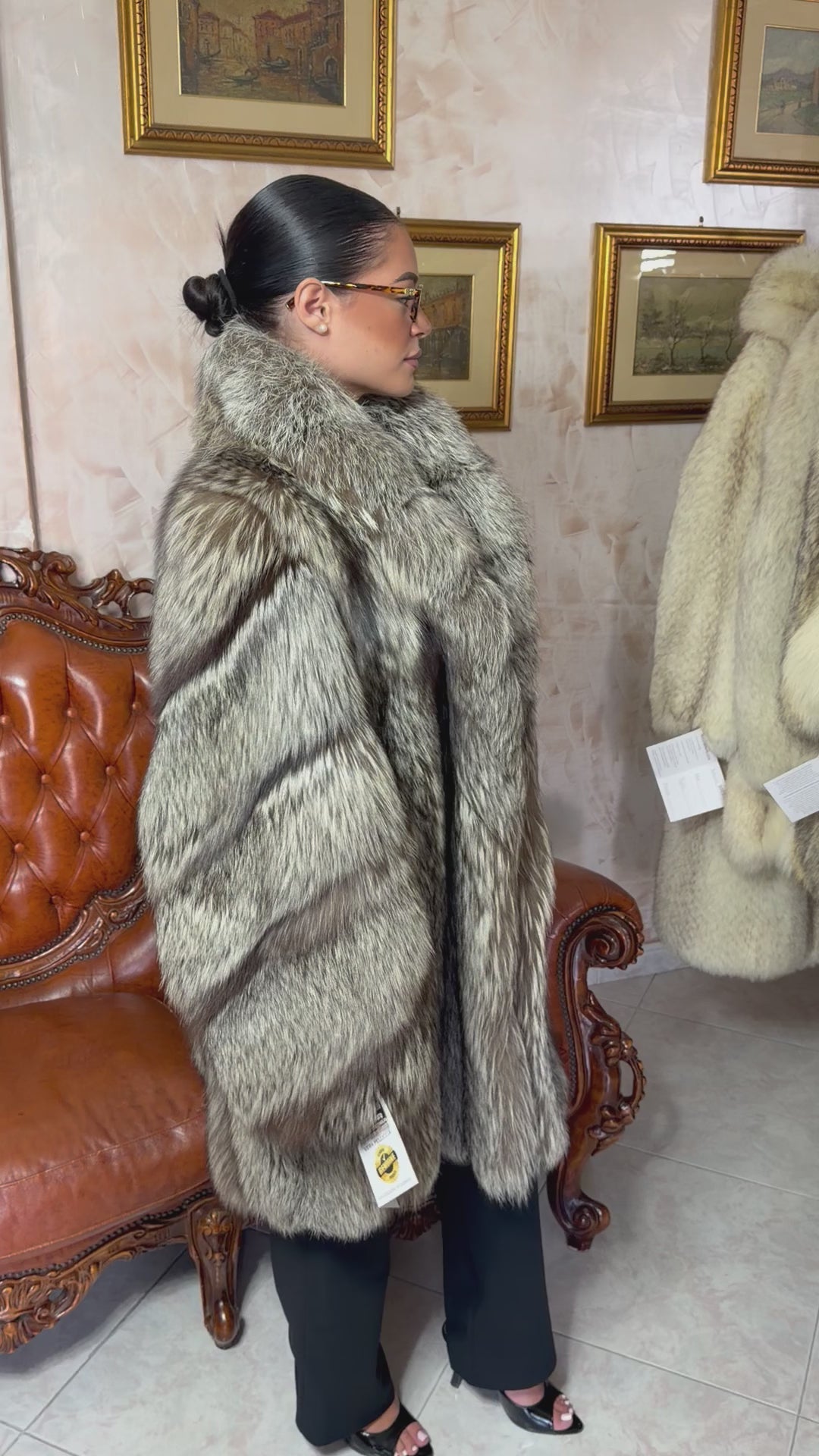 Fox fur jacket