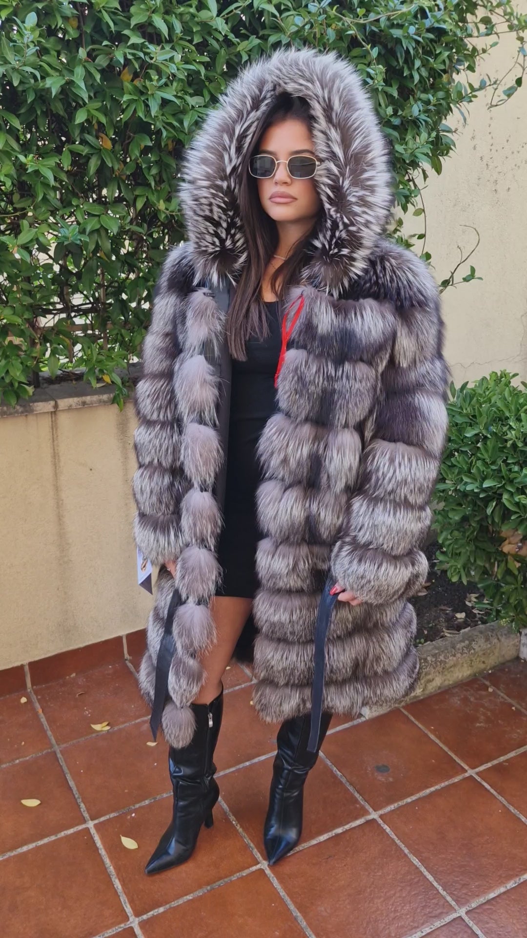 Fox fur jacket
