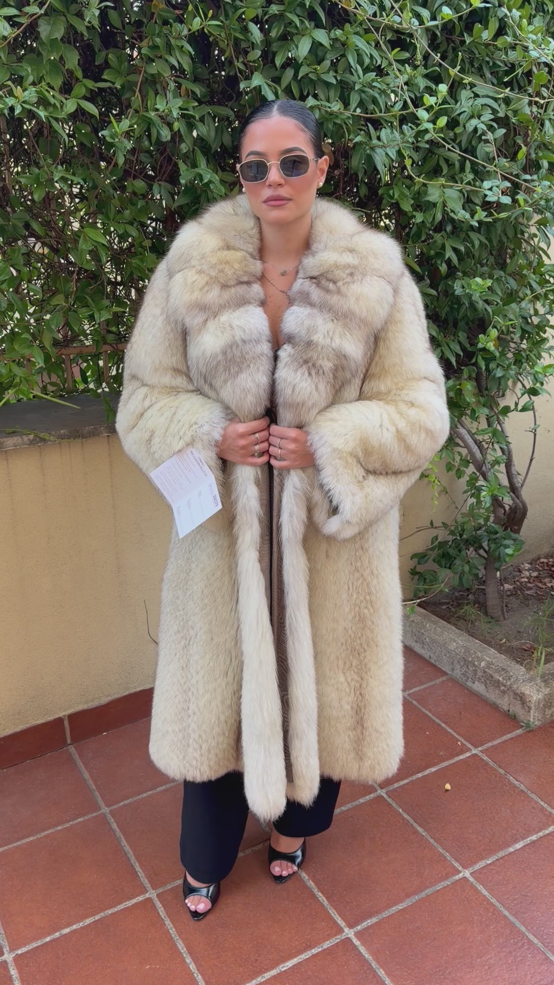 Fox fur jacket